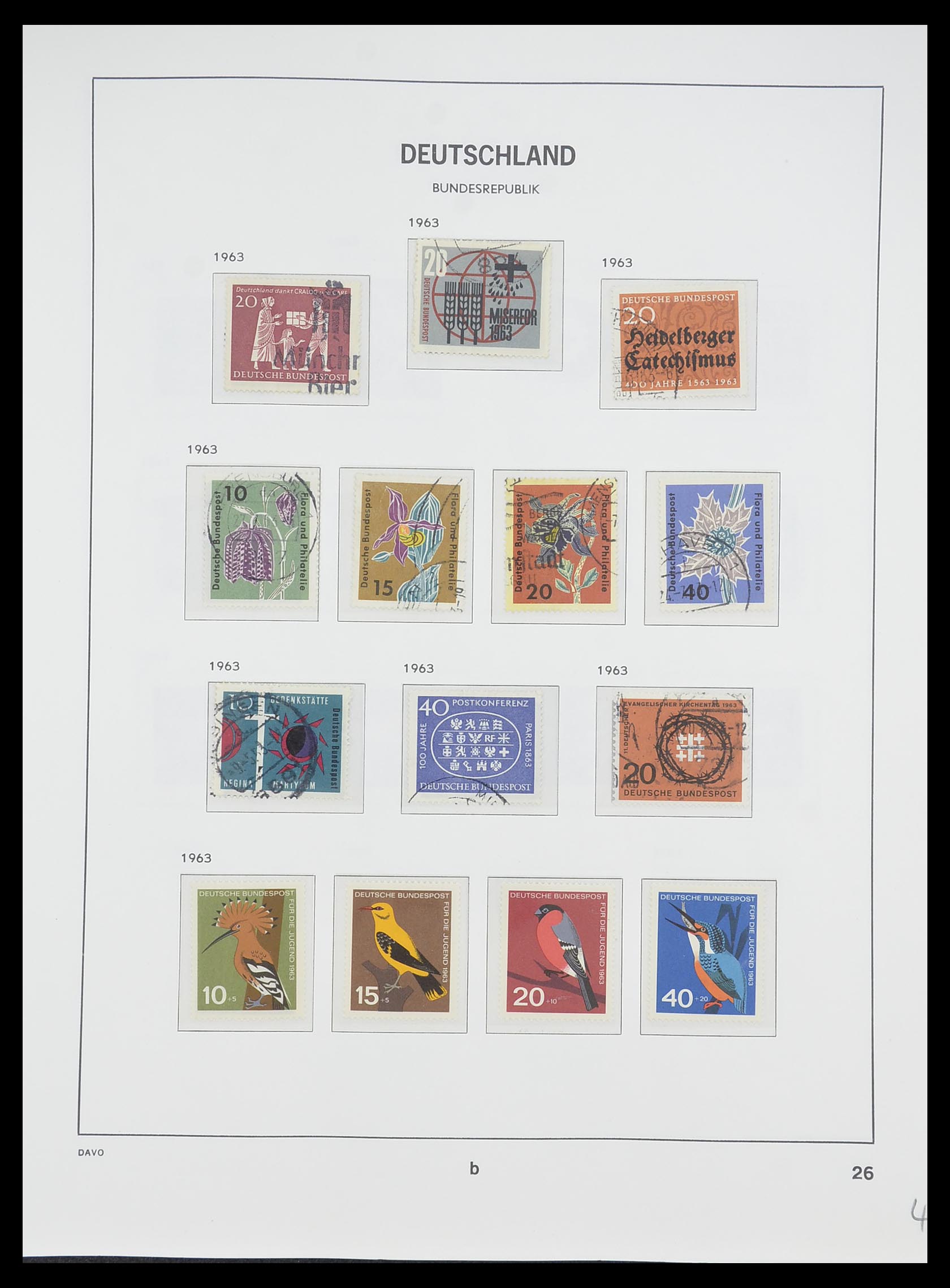 33956 050 - Stamp collection 33956 Germany 1945-1969.