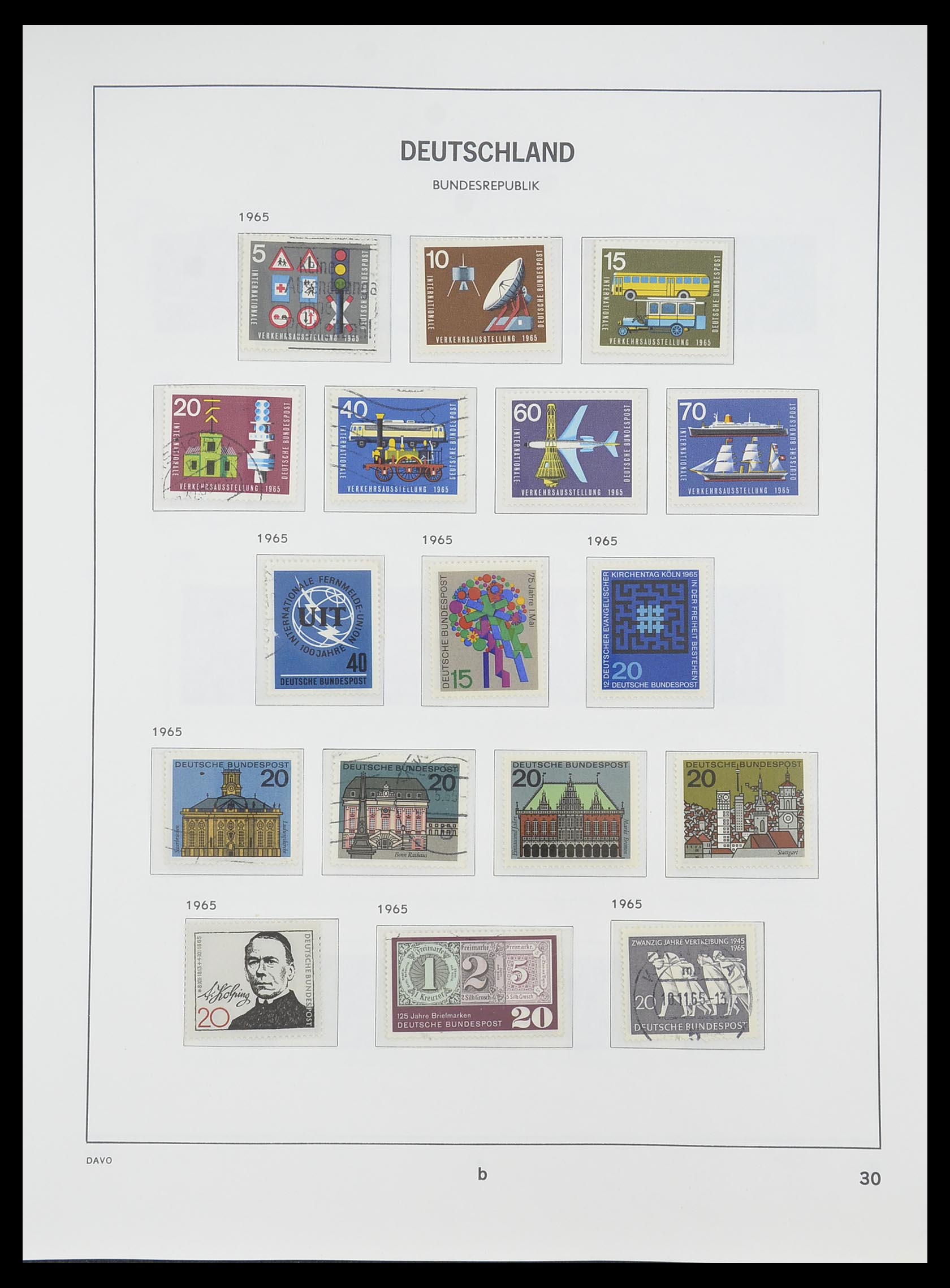 33956 054 - Postzegelverzameling 33956 Duitsland 1945-1969.