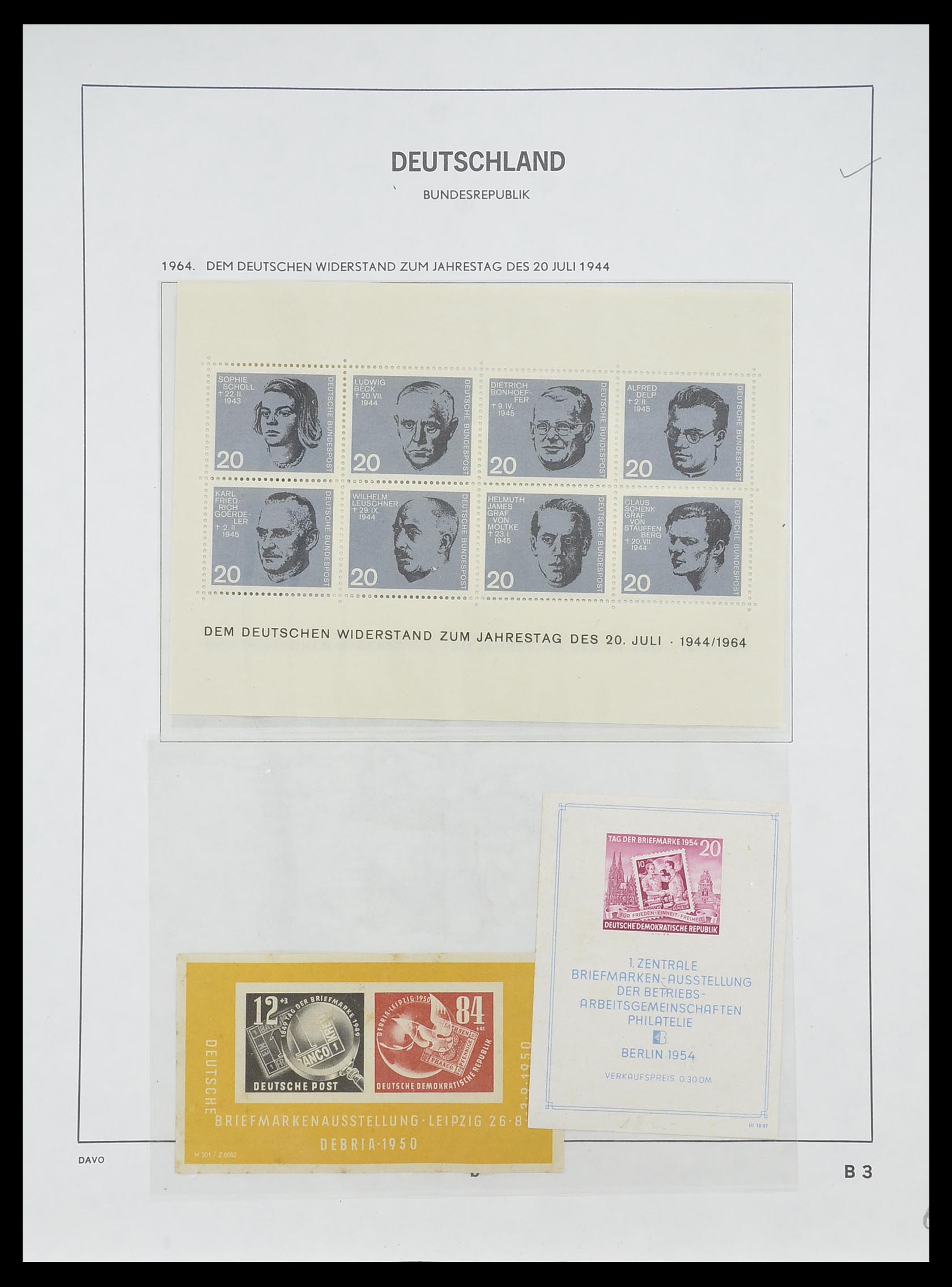 33956 063 - Stamp collection 33956 Germany 1945-1969.