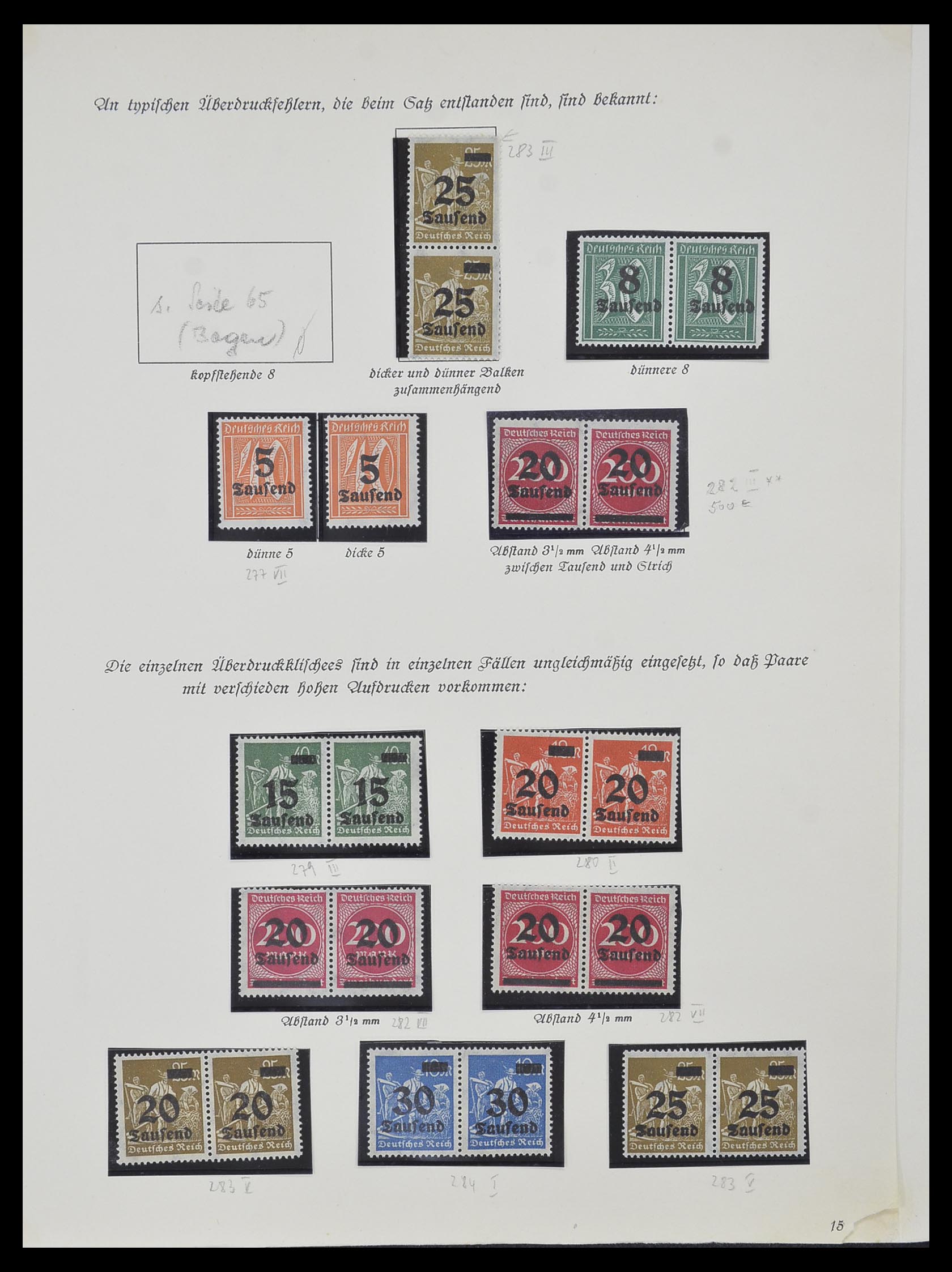 33957 006 - Stamp collection 33957 German Reich infla 1923.