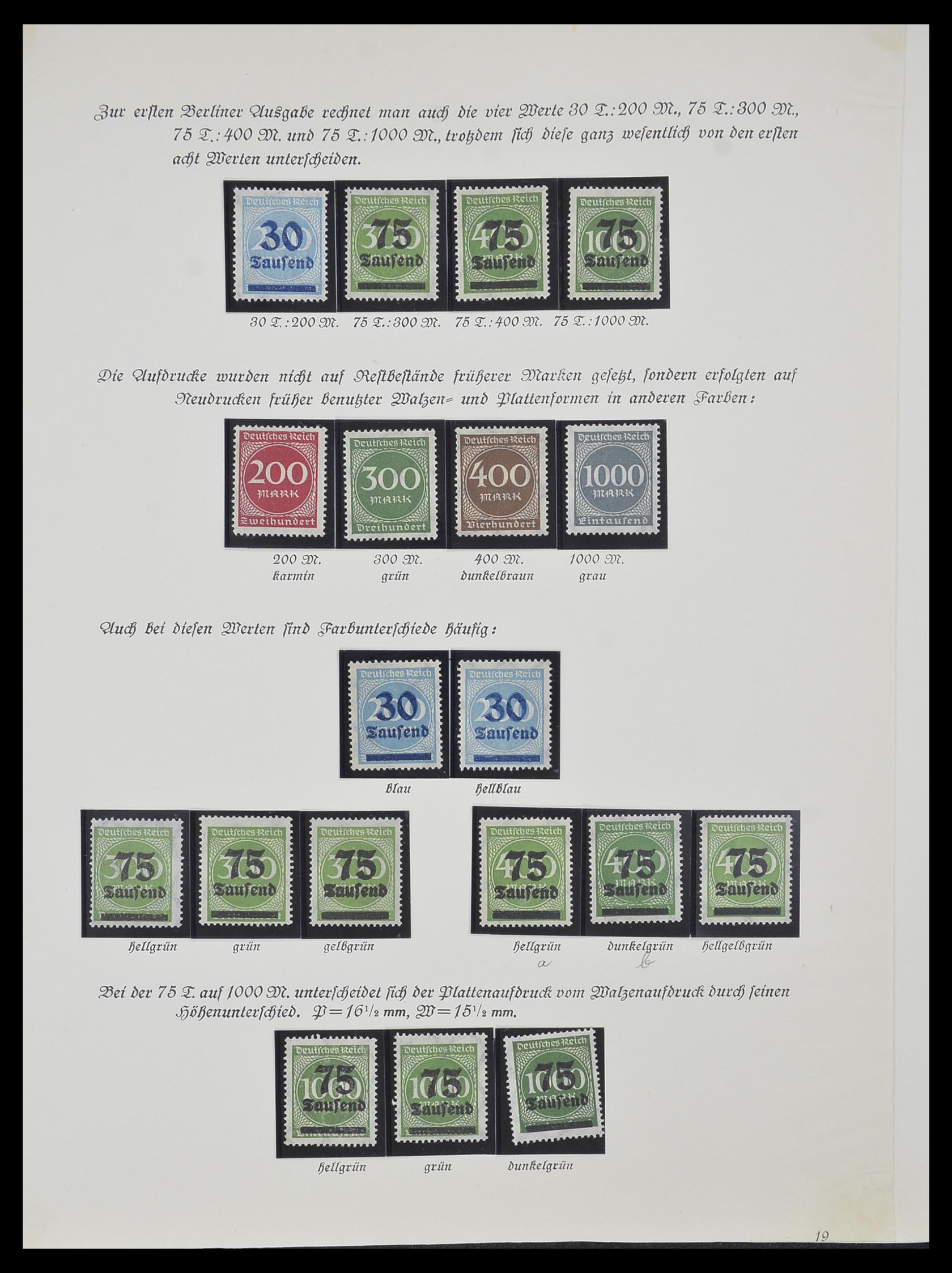 33957 008 - Postzegelverzameling 33957 Duitse Rijk infla 1923.