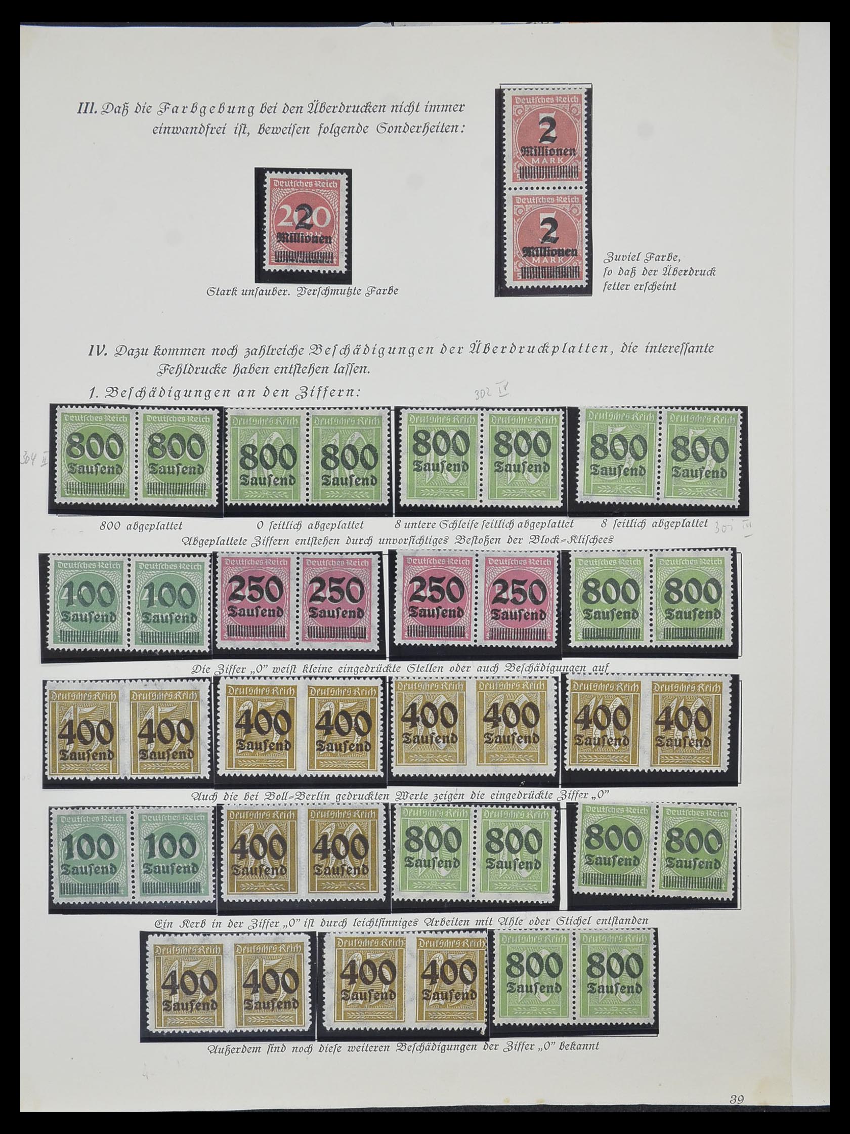 33957 017 - Postzegelverzameling 33957 Duitse Rijk infla 1923.