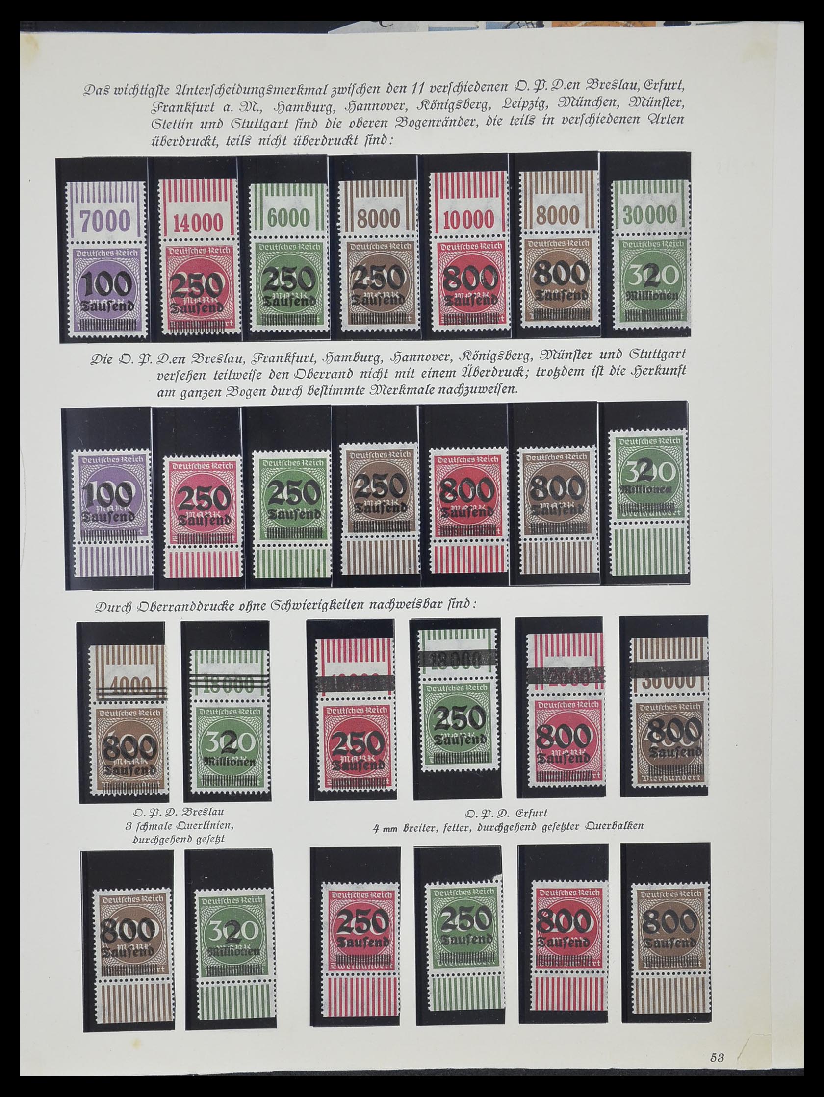 33957 024 - Postzegelverzameling 33957 Duitse Rijk infla 1923.