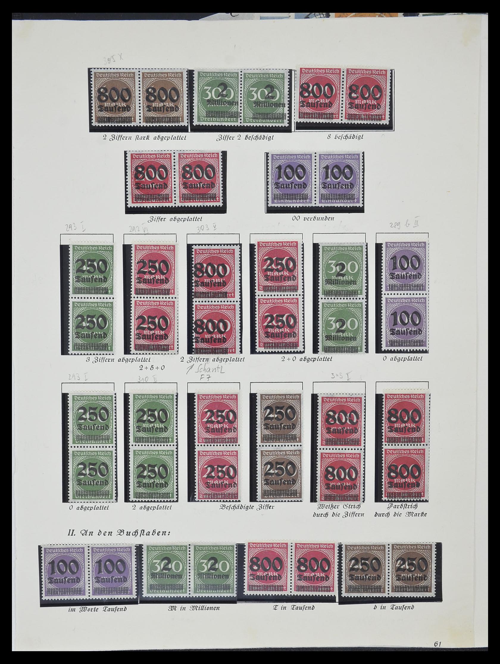 33957 028 - Postzegelverzameling 33957 Duitse Rijk infla 1923.