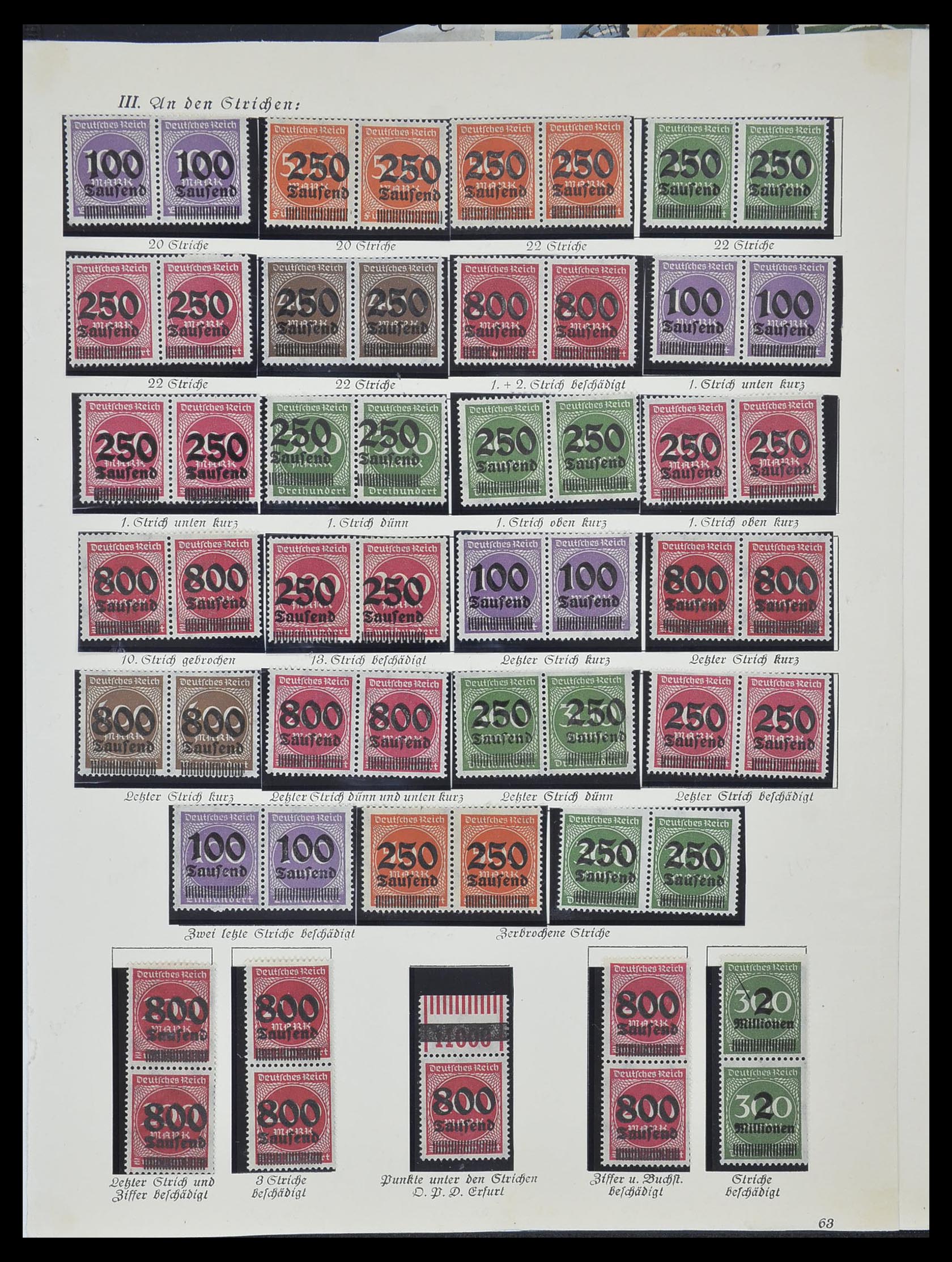 33957 029 - Postzegelverzameling 33957 Duitse Rijk infla 1923.
