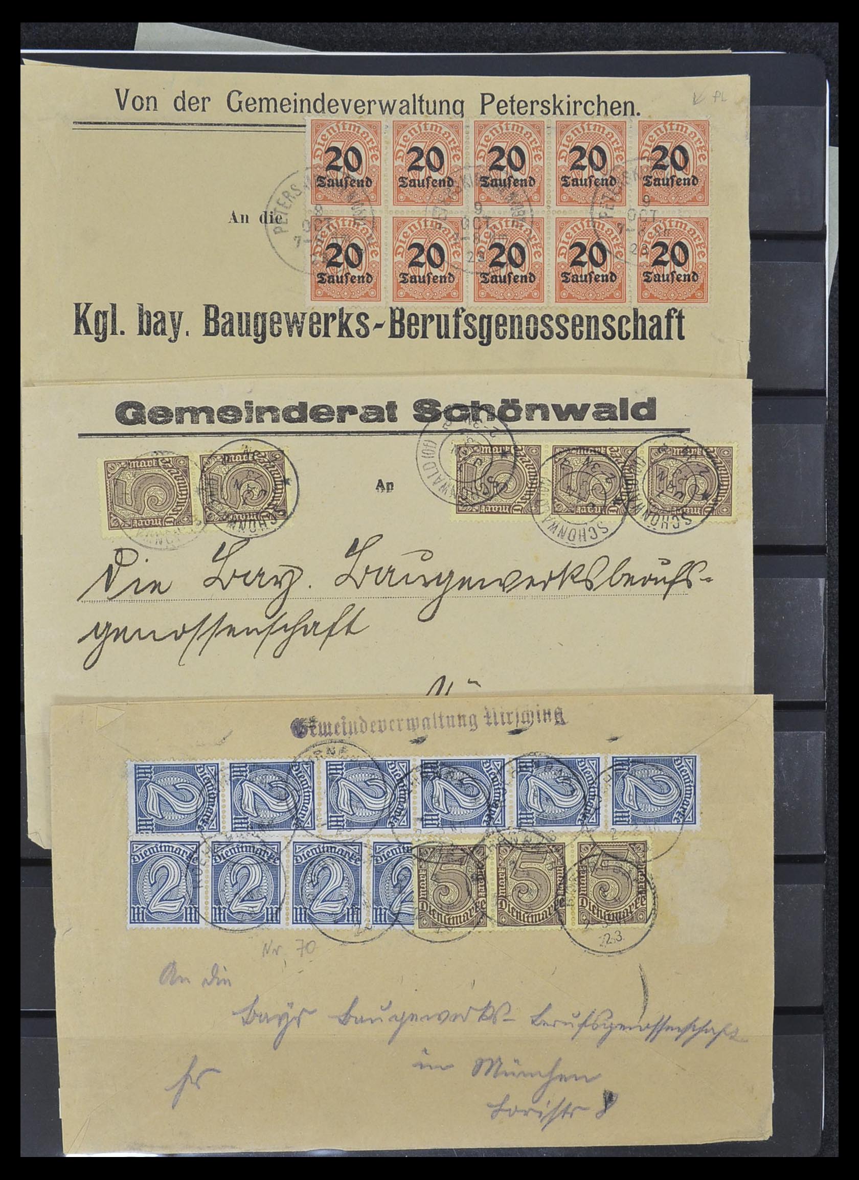 33957 033 - Postzegelverzameling 33957 Duitse Rijk infla 1923.