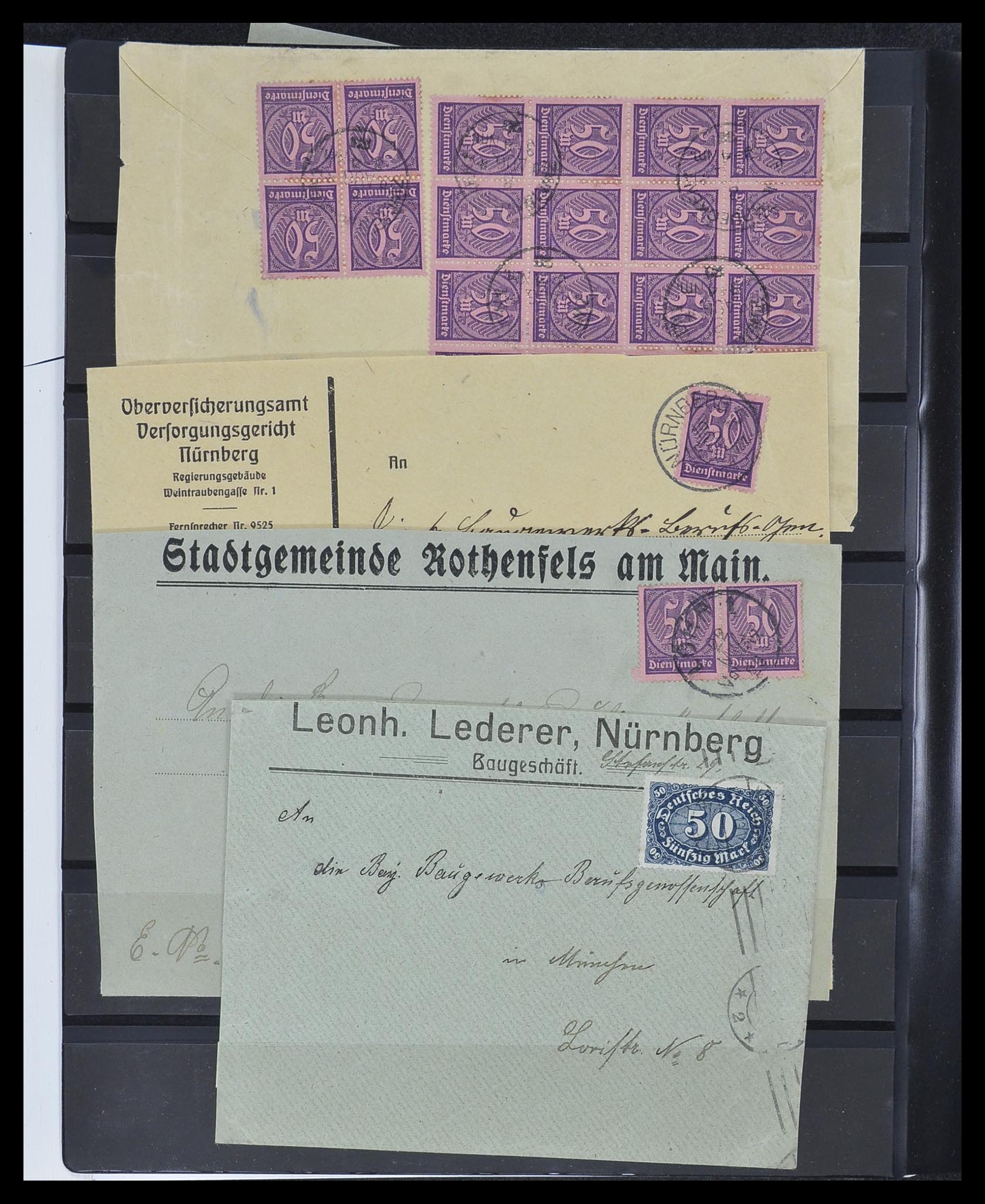 33957 034 - Postzegelverzameling 33957 Duitse Rijk infla 1923.