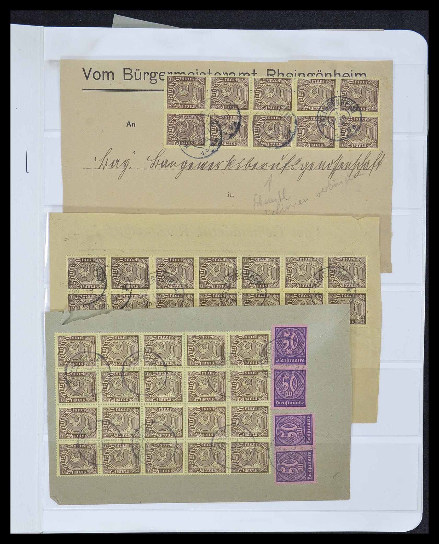 33957 035 - Postzegelverzameling 33957 Duitse Rijk infla 1923.