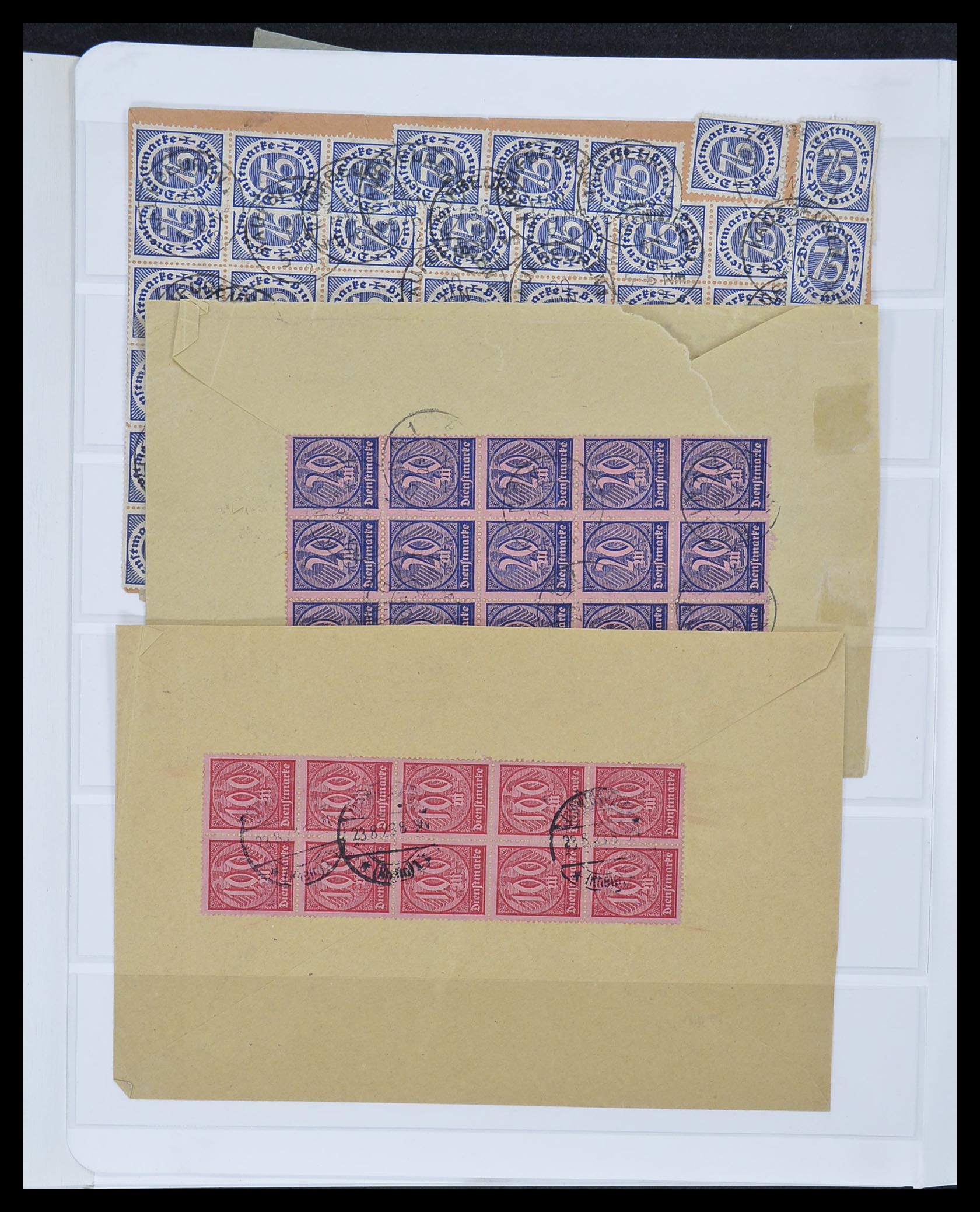 33957 036 - Postzegelverzameling 33957 Duitse Rijk infla 1923.