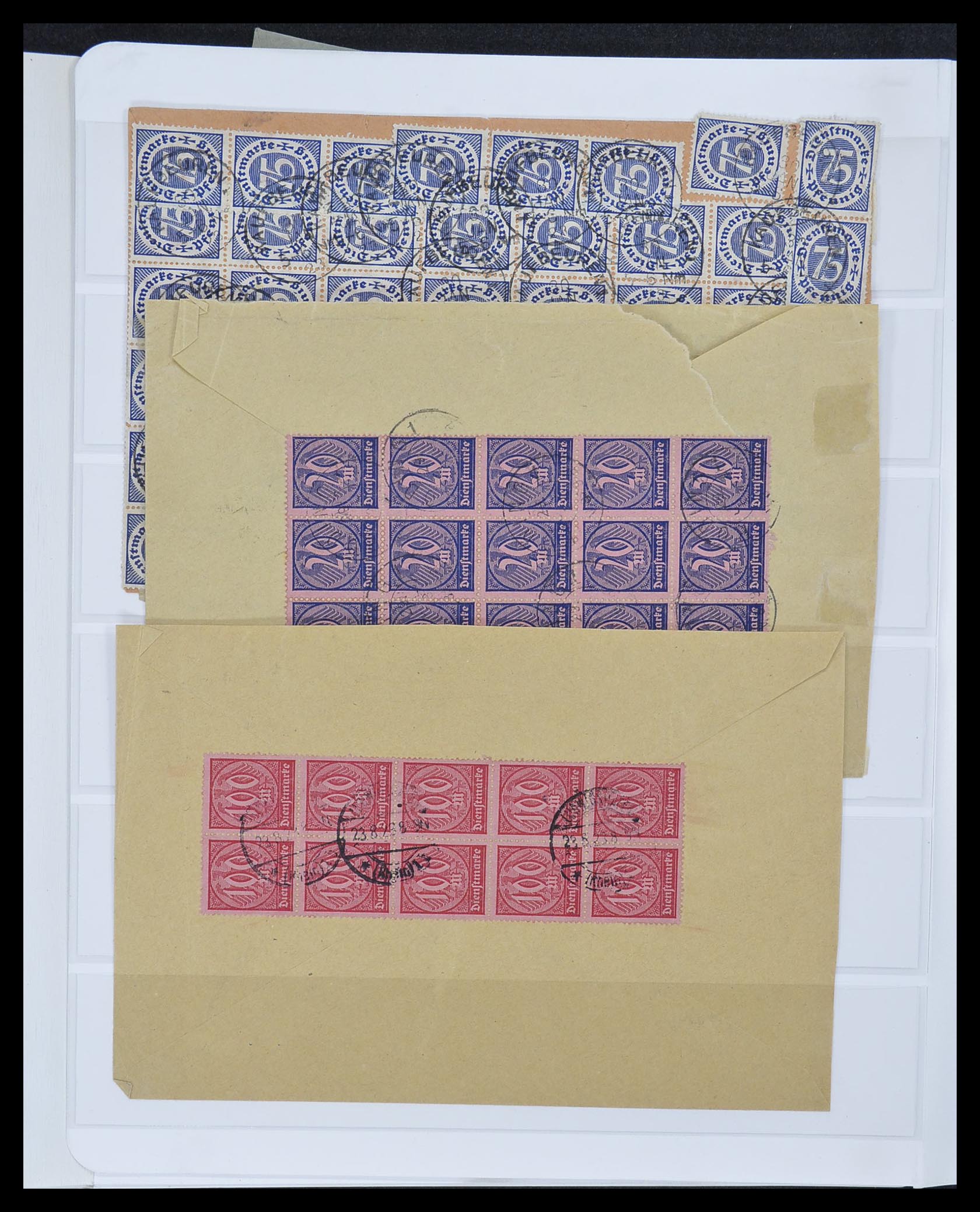 33957 037 - Postzegelverzameling 33957 Duitse Rijk infla 1923.