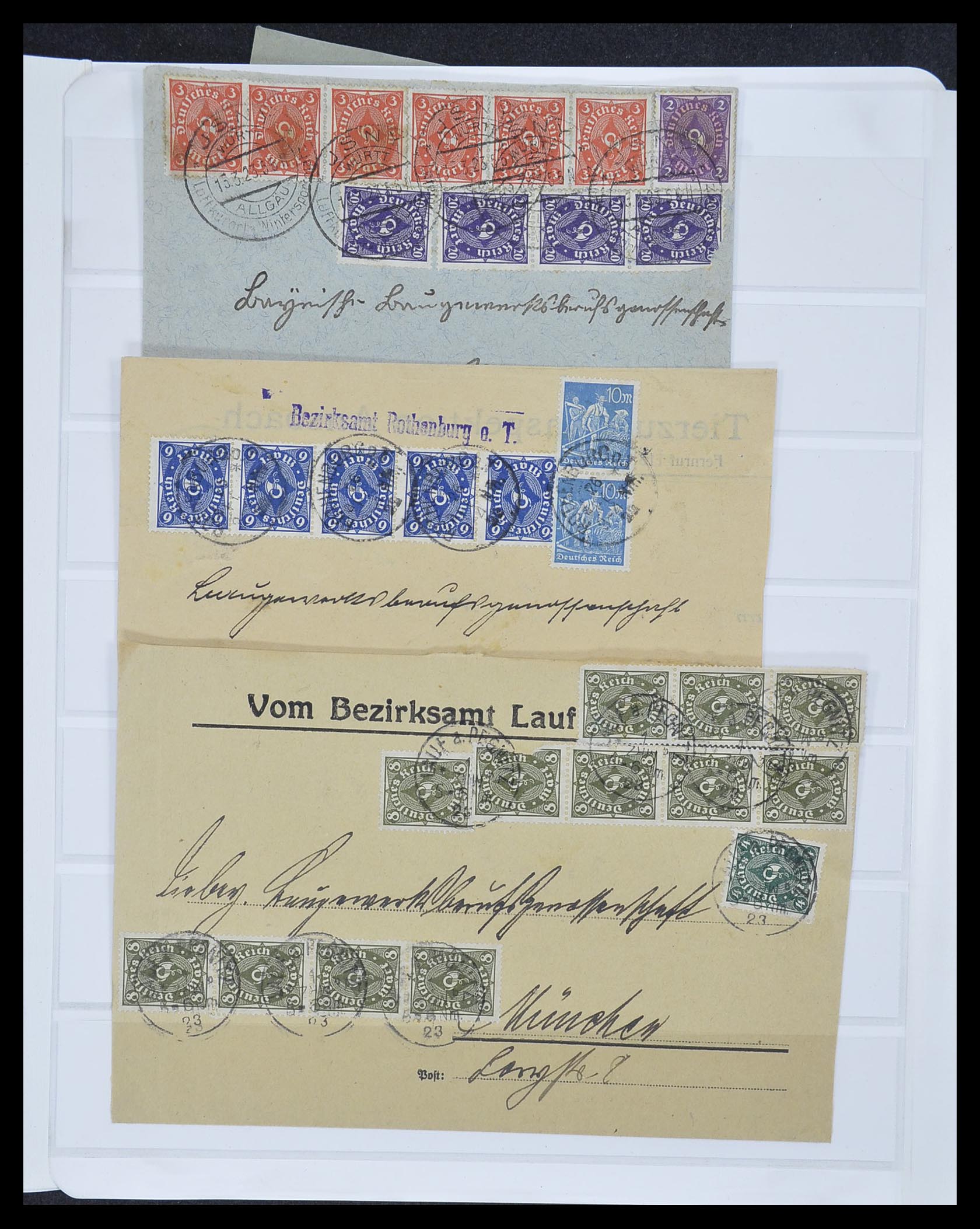 33957 039 - Postzegelverzameling 33957 Duitse Rijk infla 1923.