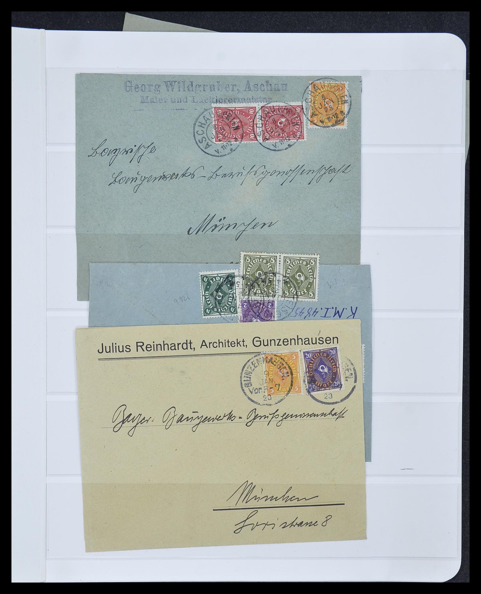 33957 040 - Postzegelverzameling 33957 Duitse Rijk infla 1923.
