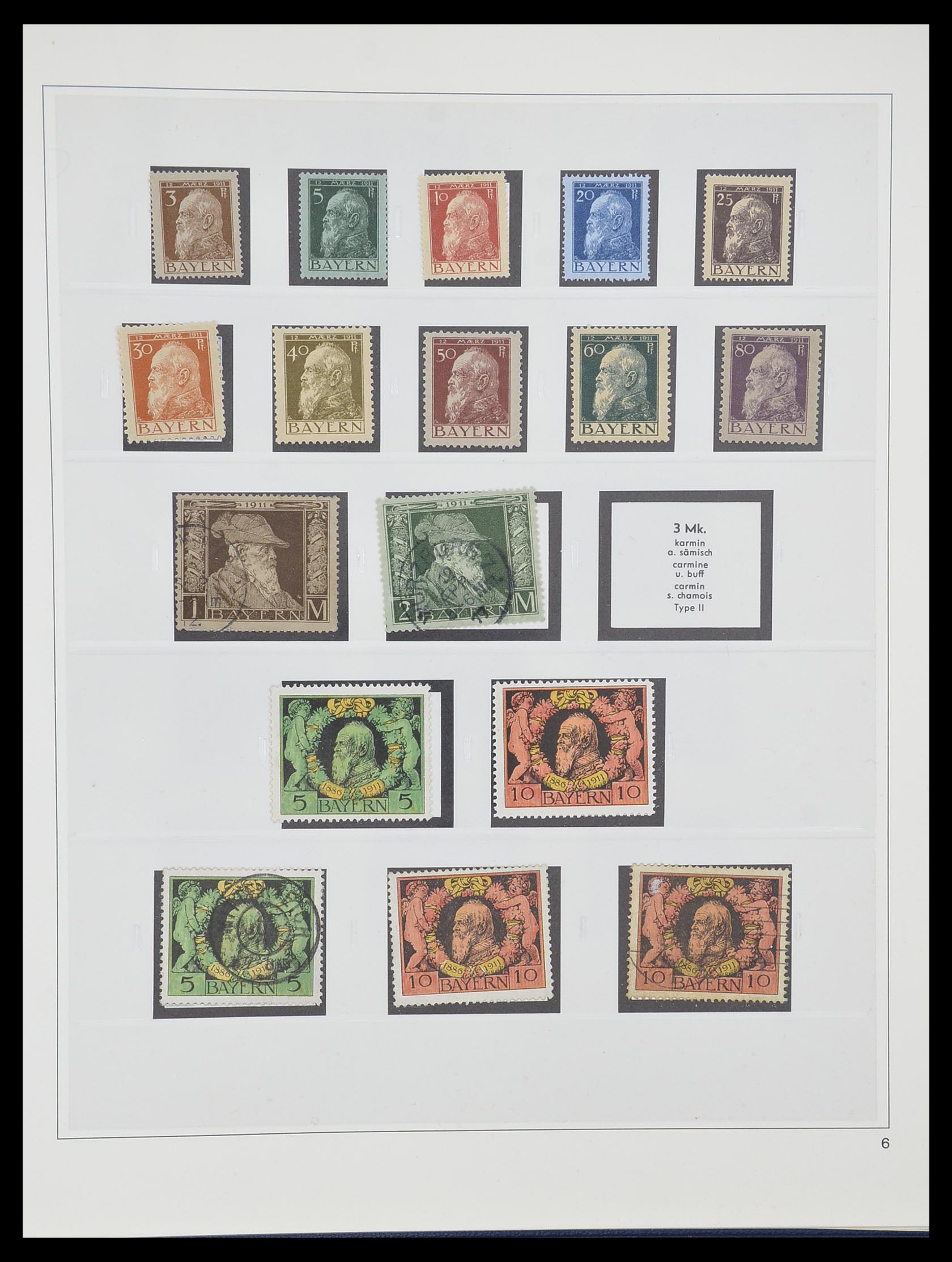 33958 009 - Stamp collection 33958 Bavaria 1849-1920.