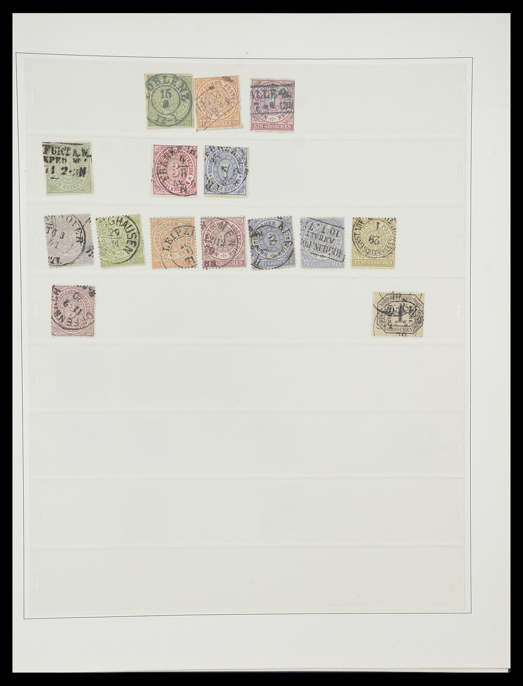 33958 030 - Postzegelverzameling 33958 Beieren 1849-1920.