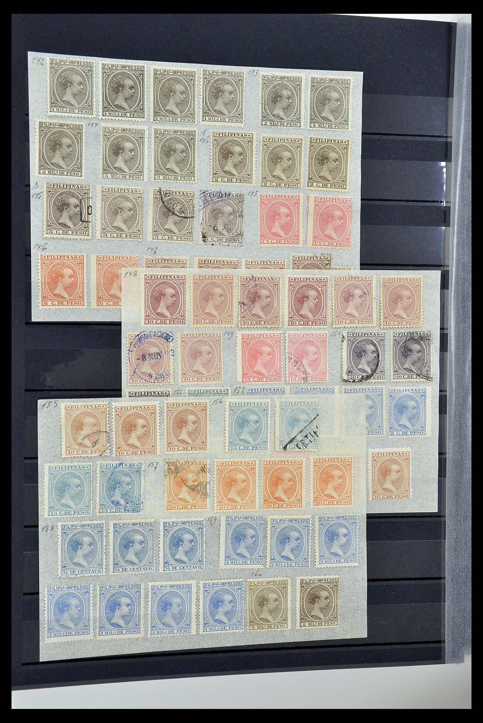 33961 030 - Postzegelverzameling 33961 Wereld klassiek 1859-1900.