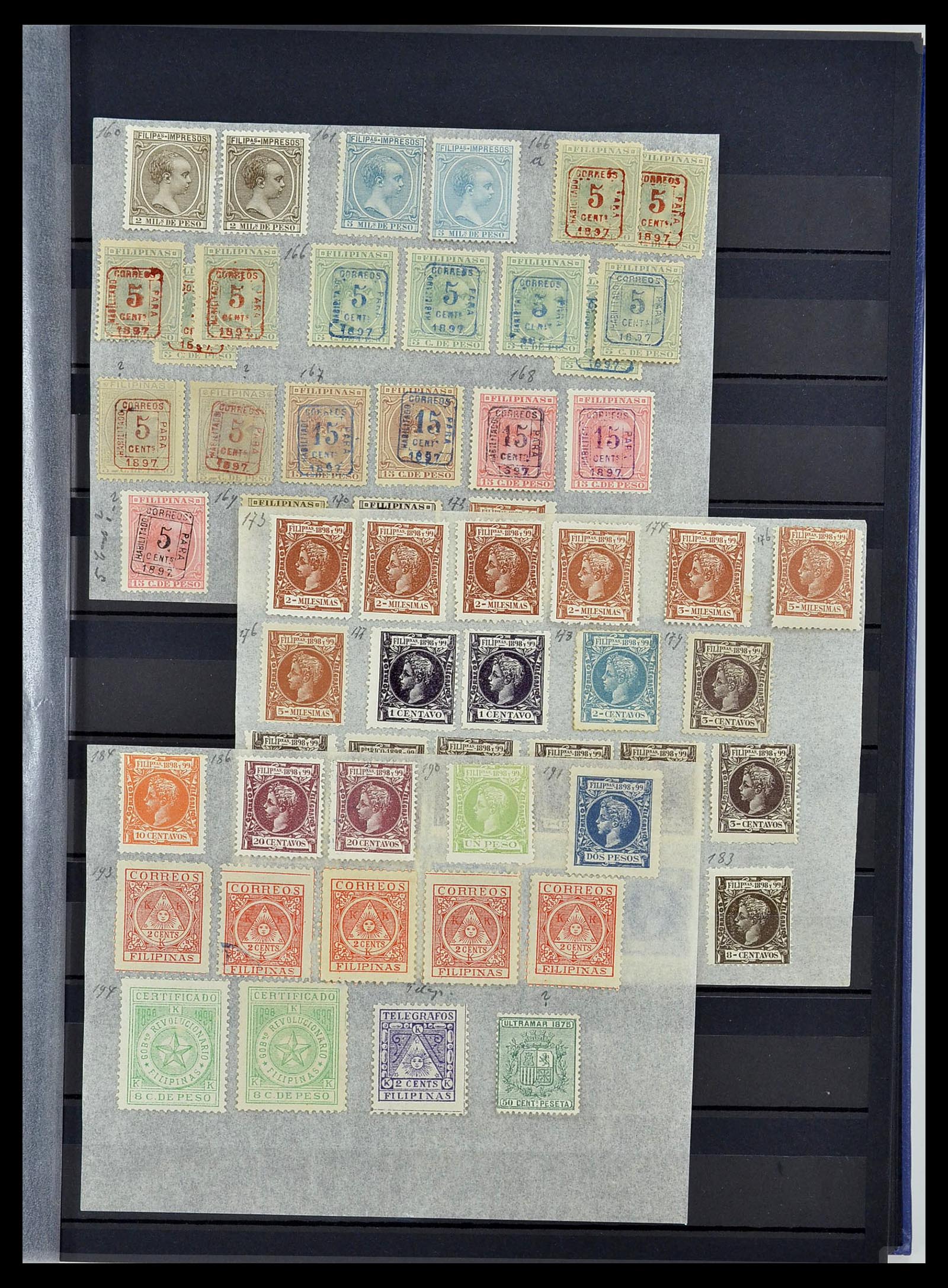 33961 031 - Postzegelverzameling 33961 Wereld klassiek 1859-1900.