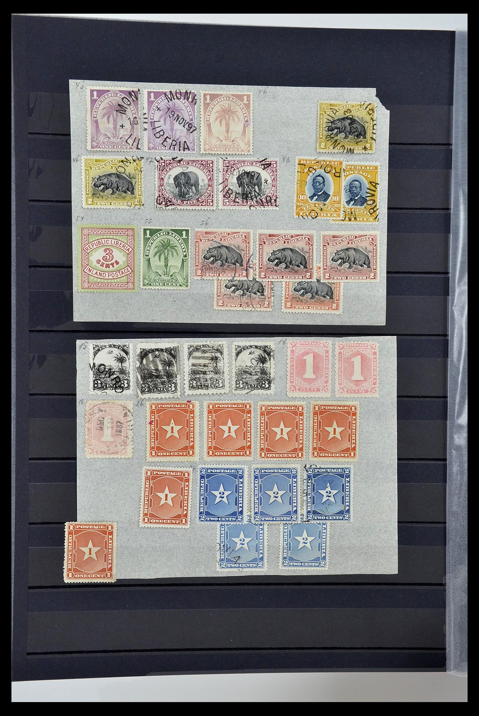 33961 058 - Postzegelverzameling 33961 Wereld klassiek 1859-1900.