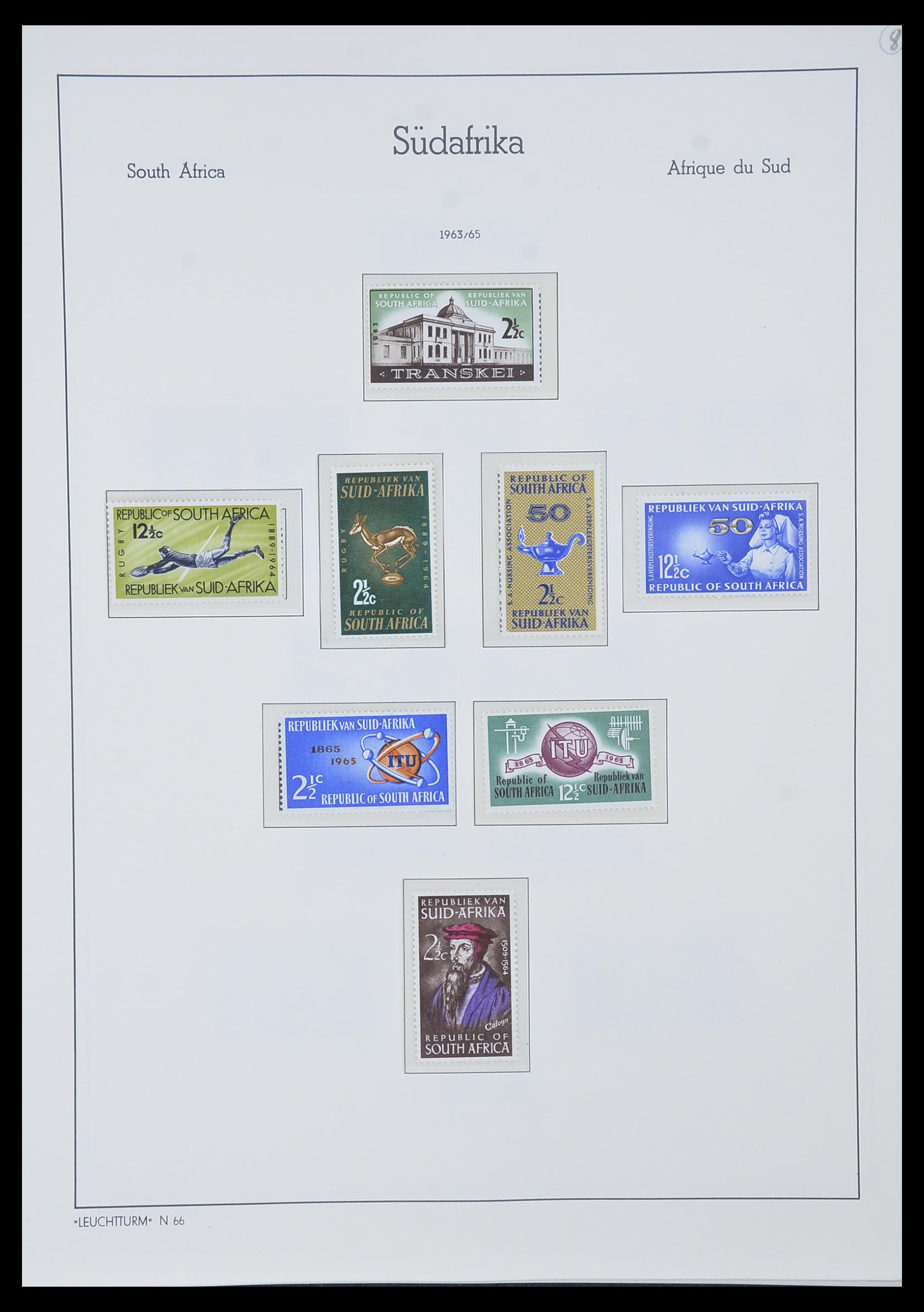 33962 006 - Postzegelverzameling 33962 Zuid Afrika 1961-1969.