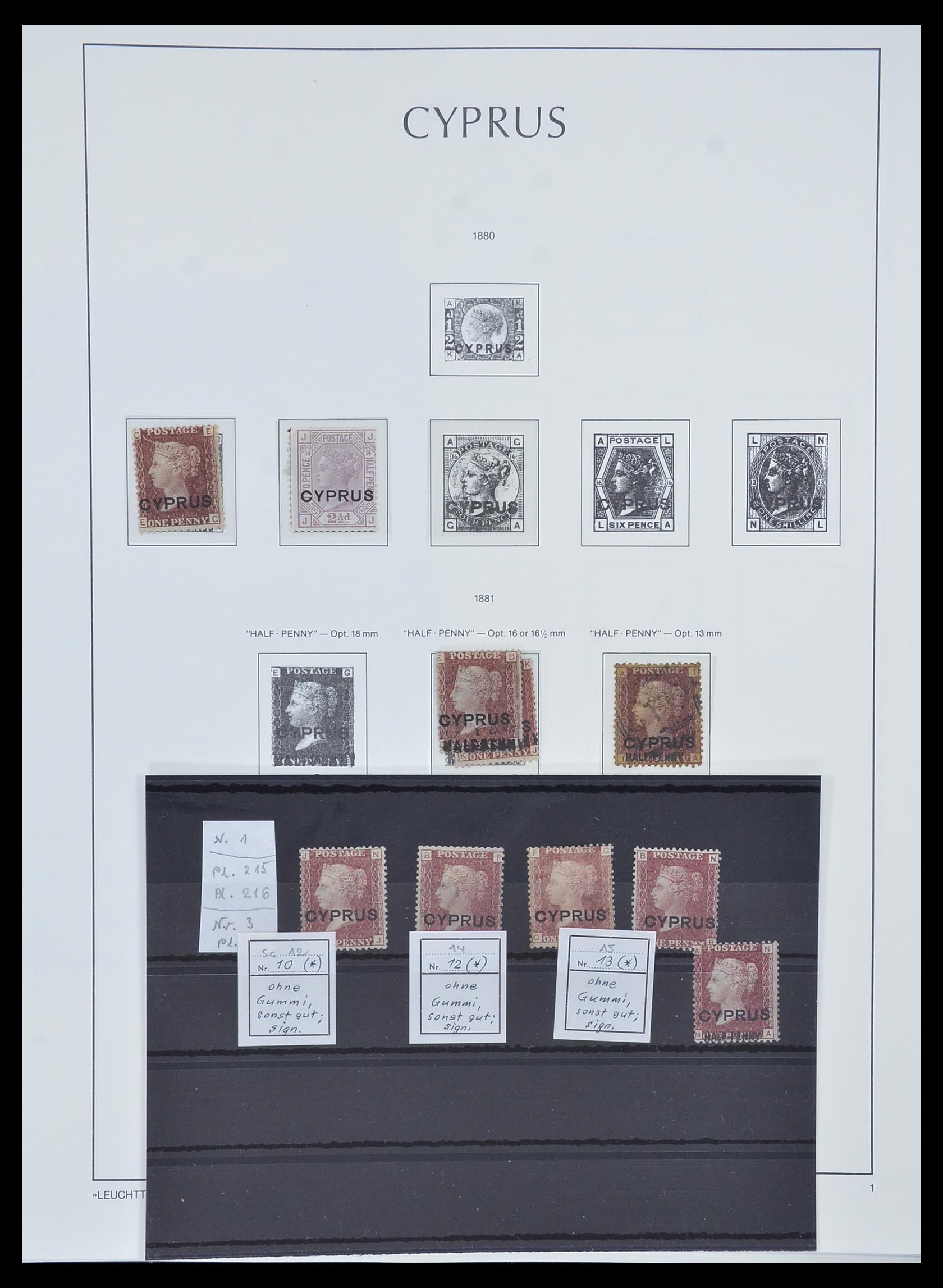 33967 001 - Postzegelverzameling 33967 Cyprus 1880-2004.