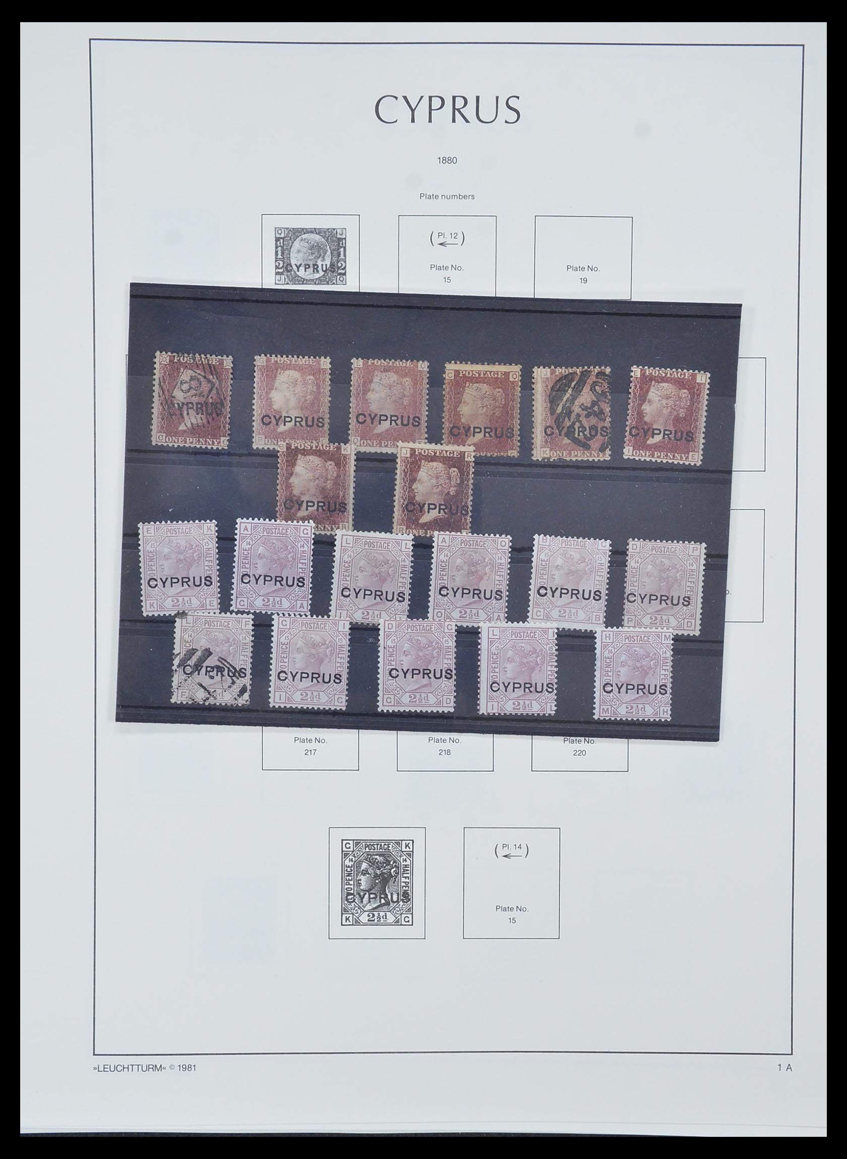 33967 002 - Postzegelverzameling 33967 Cyprus 1880-2004.