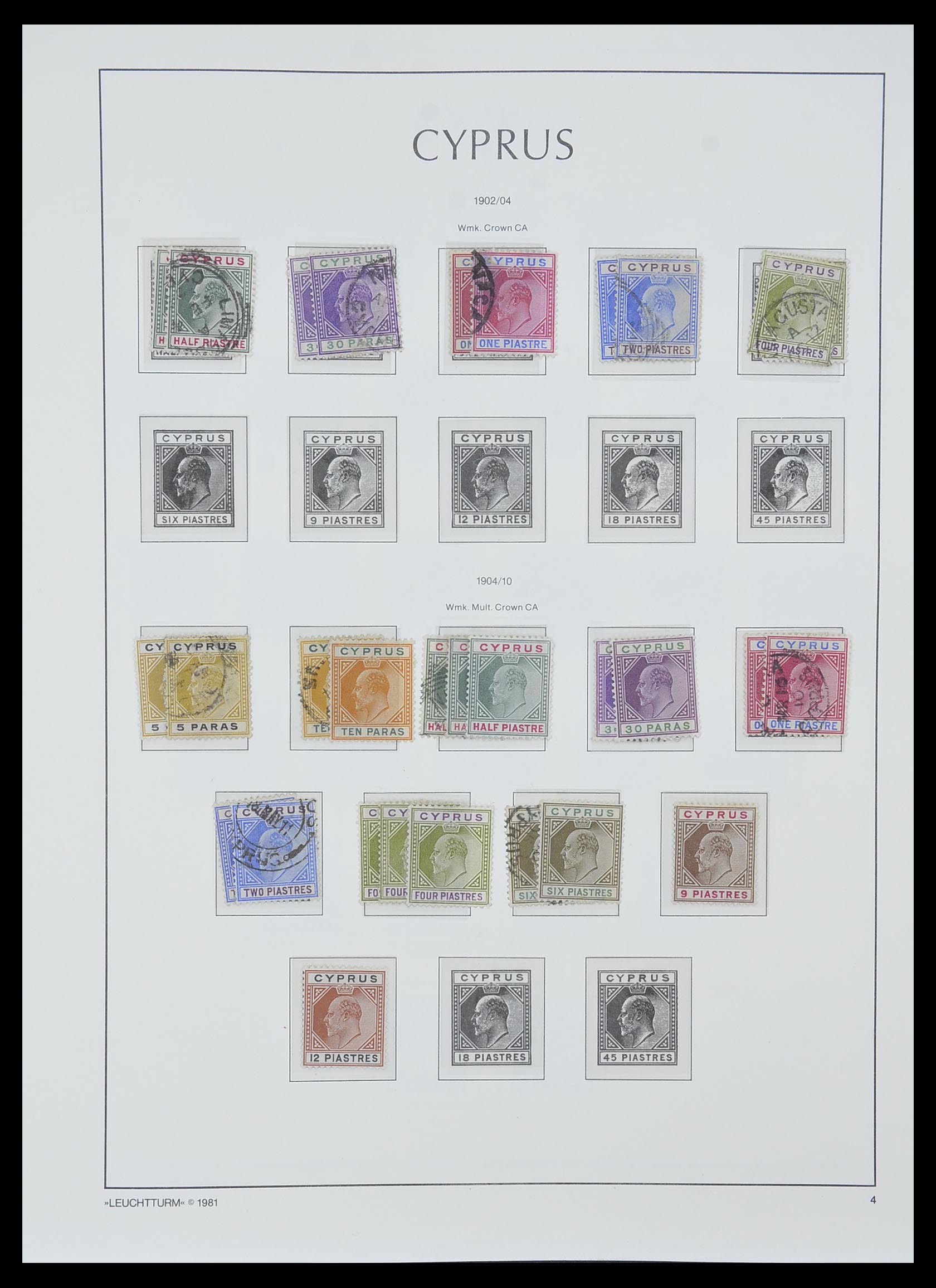 33967 006 - Postzegelverzameling 33967 Cyprus 1880-2004.