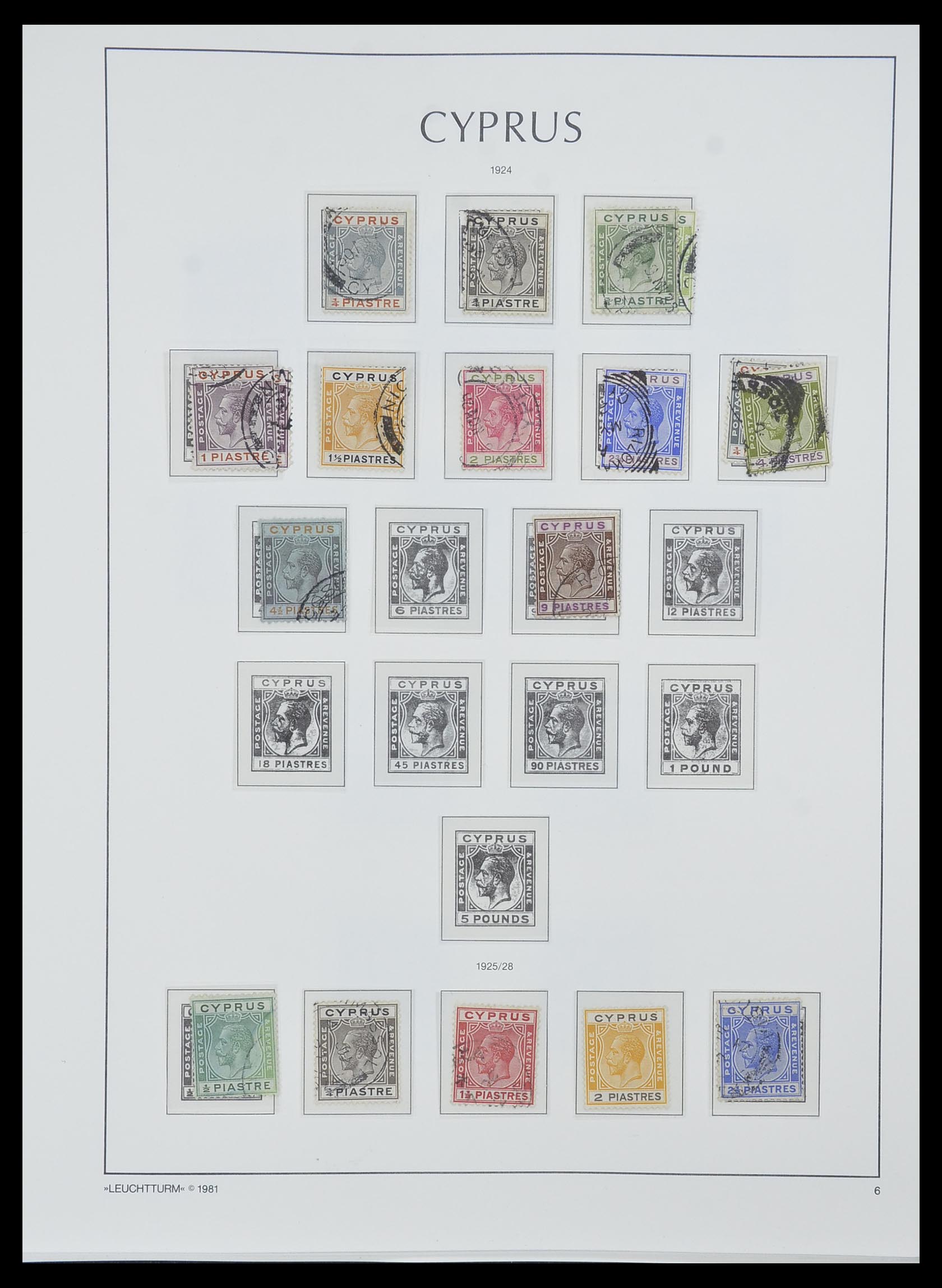 33967 008 - Postzegelverzameling 33967 Cyprus 1880-2004.