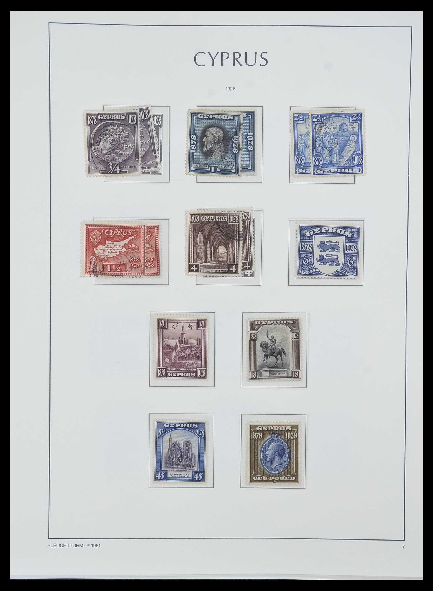 33967 009 - Postzegelverzameling 33967 Cyprus 1880-2004.