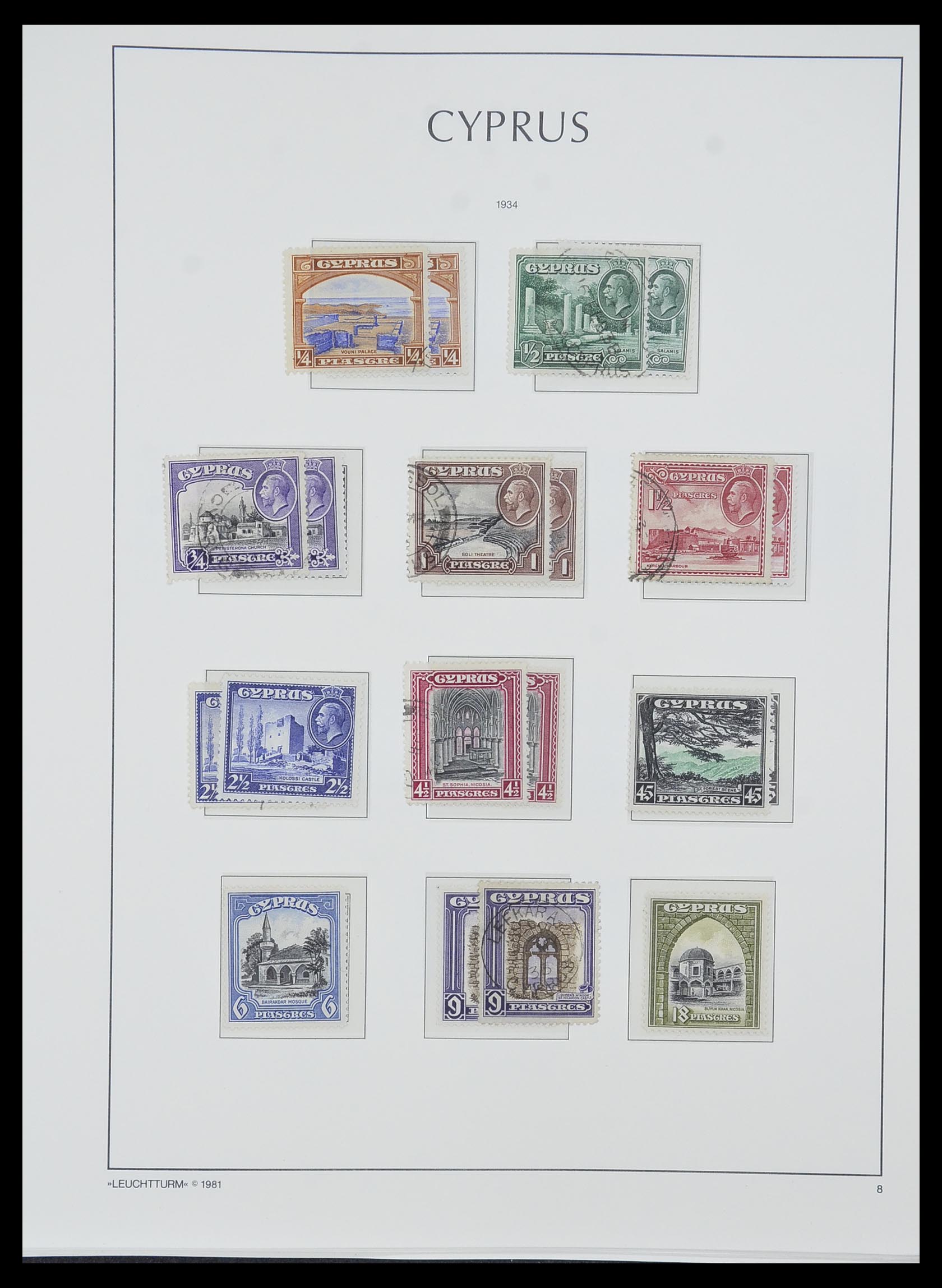 33967 010 - Postzegelverzameling 33967 Cyprus 1880-2004.
