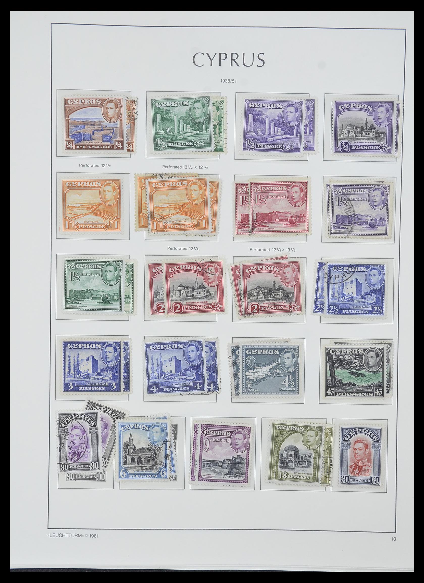 33967 012 - Postzegelverzameling 33967 Cyprus 1880-2004.