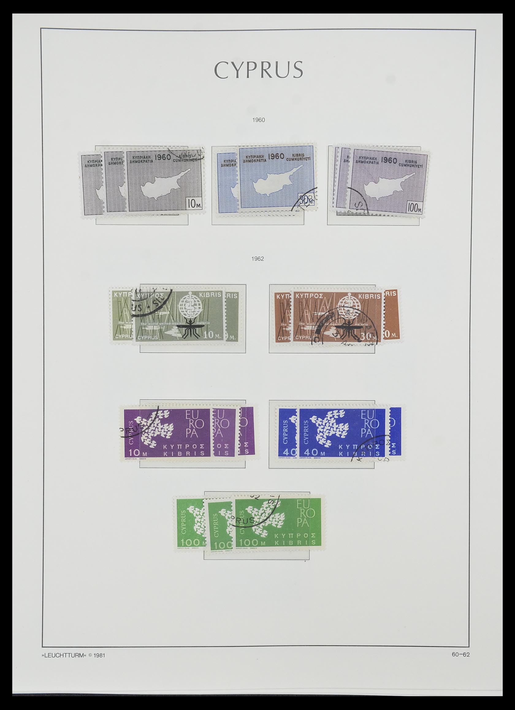 33967 019 - Postzegelverzameling 33967 Cyprus 1880-2004.