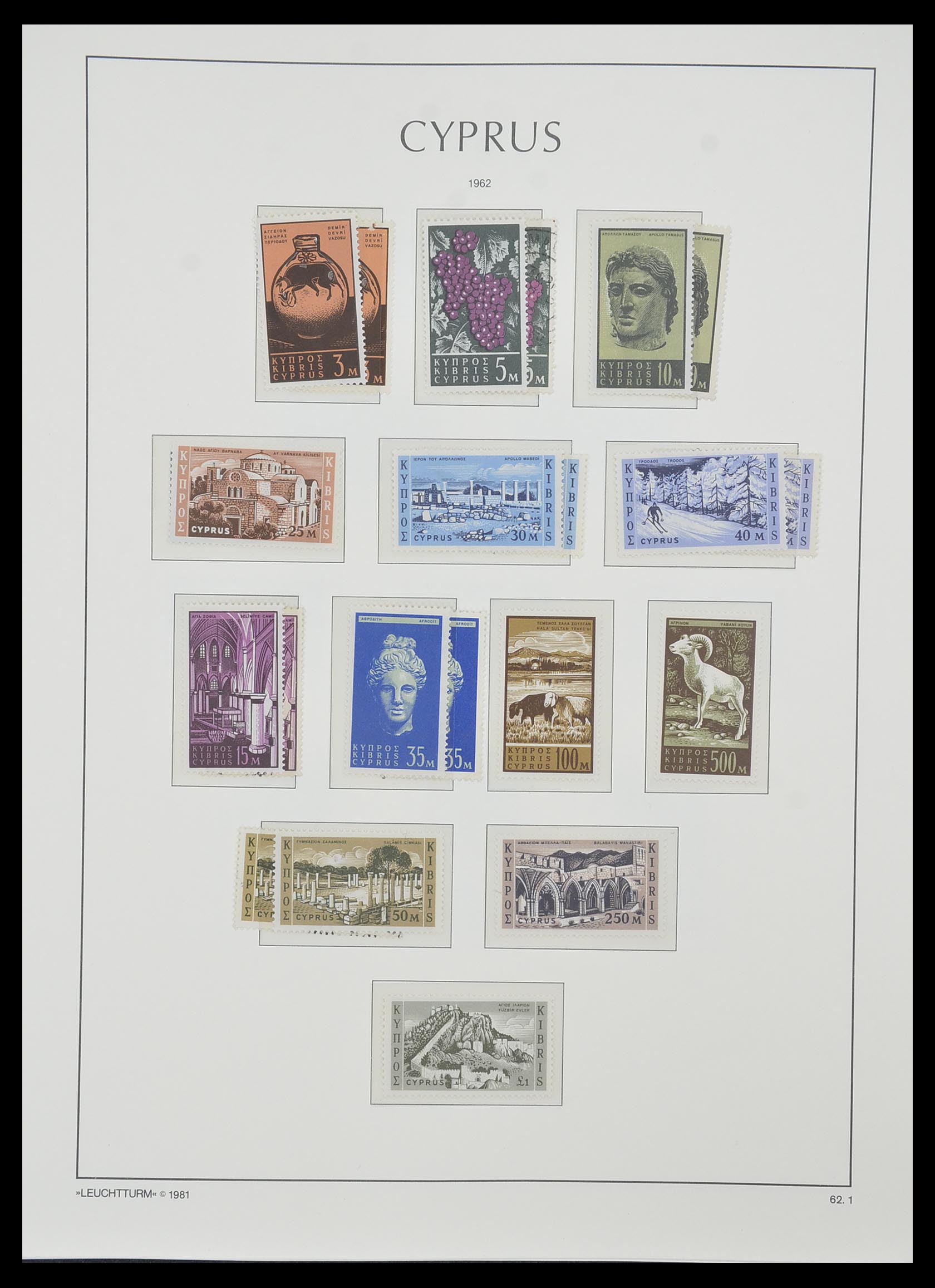 33967 020 - Postzegelverzameling 33967 Cyprus 1880-2004.