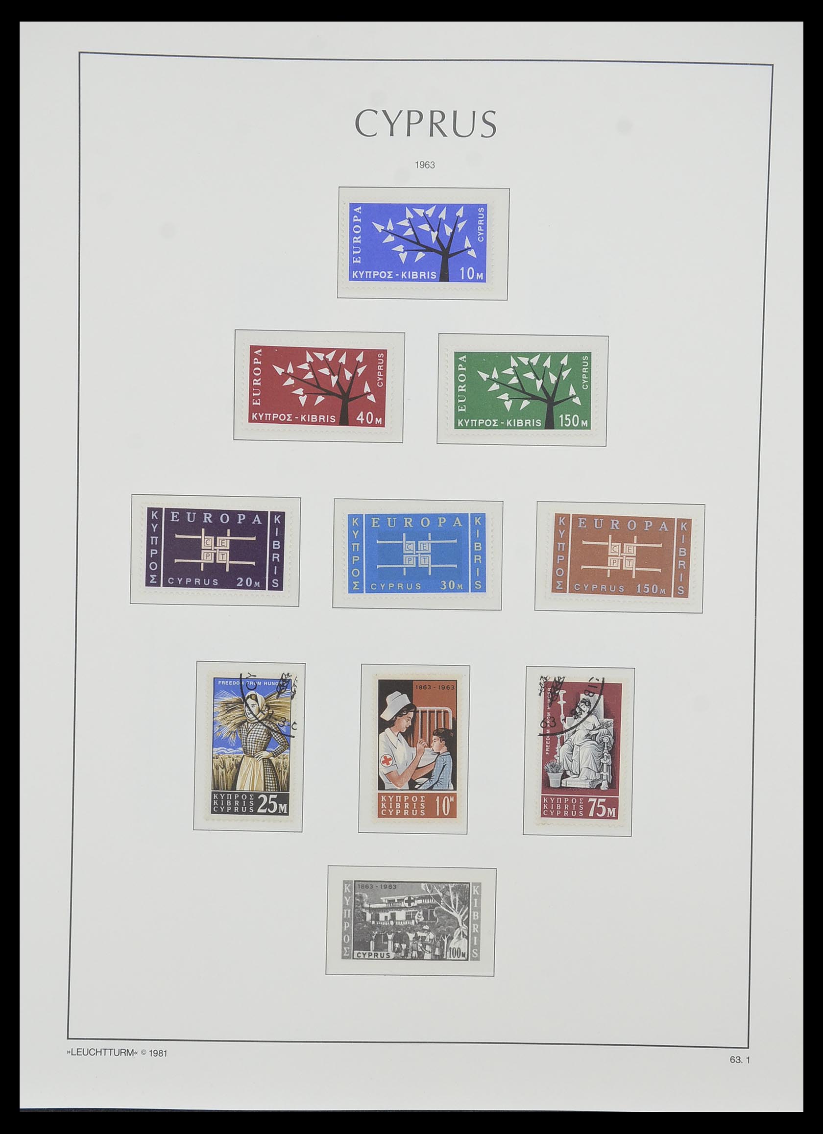 33967 021 - Postzegelverzameling 33967 Cyprus 1880-2004.