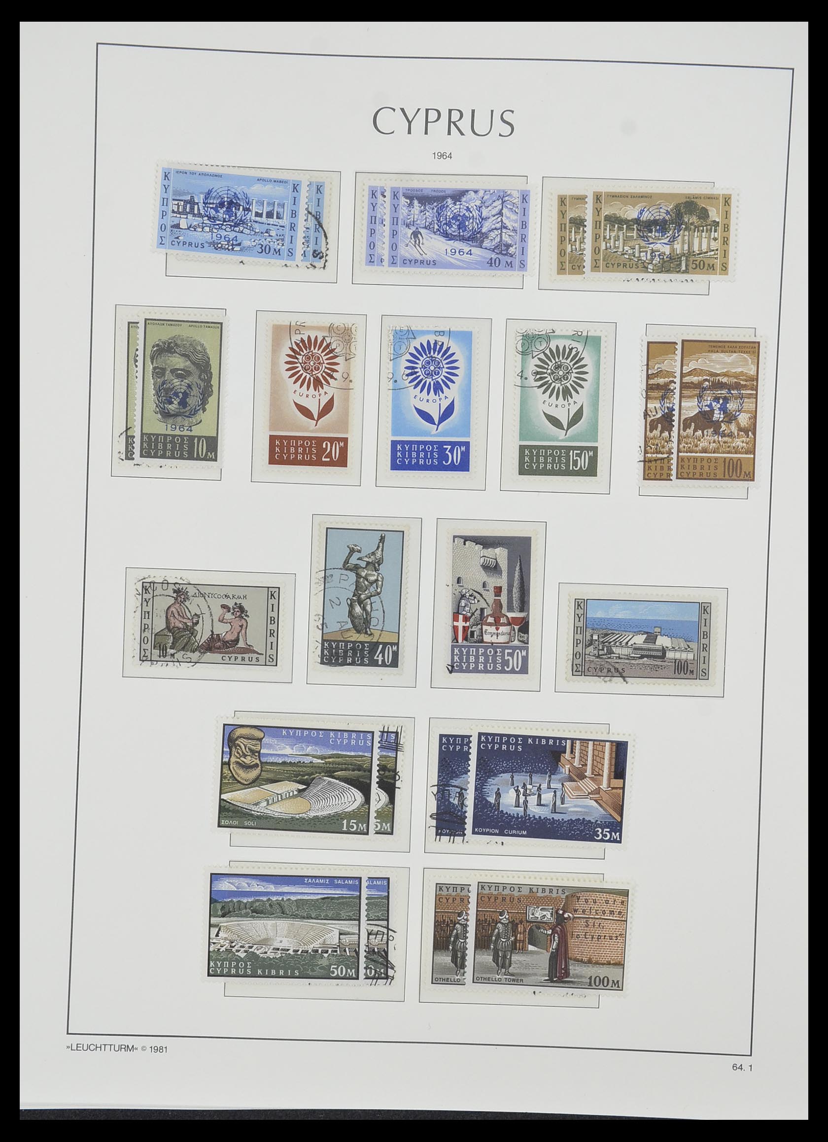 33967 023 - Postzegelverzameling 33967 Cyprus 1880-2004.