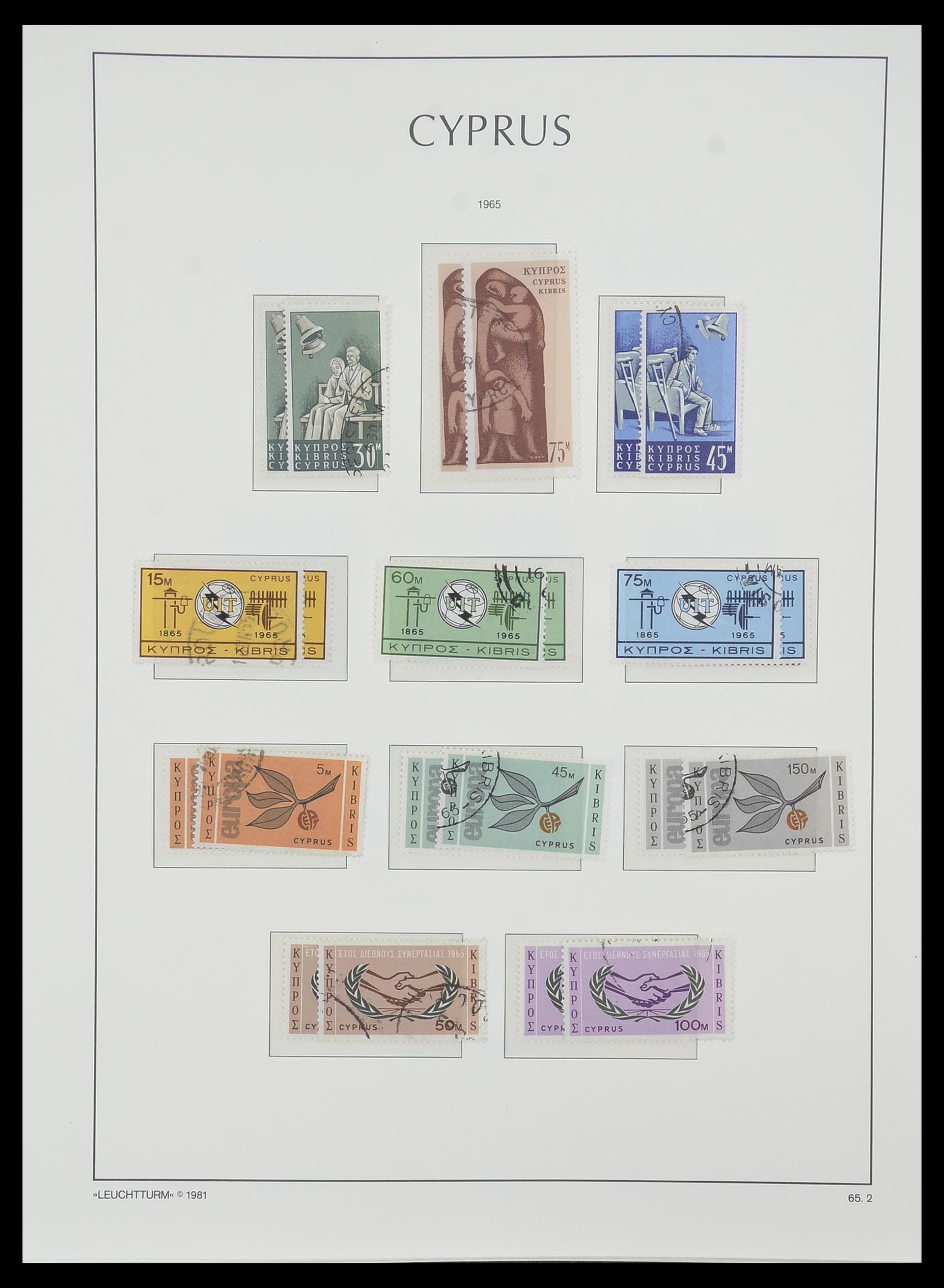 33967 026 - Postzegelverzameling 33967 Cyprus 1880-2004.