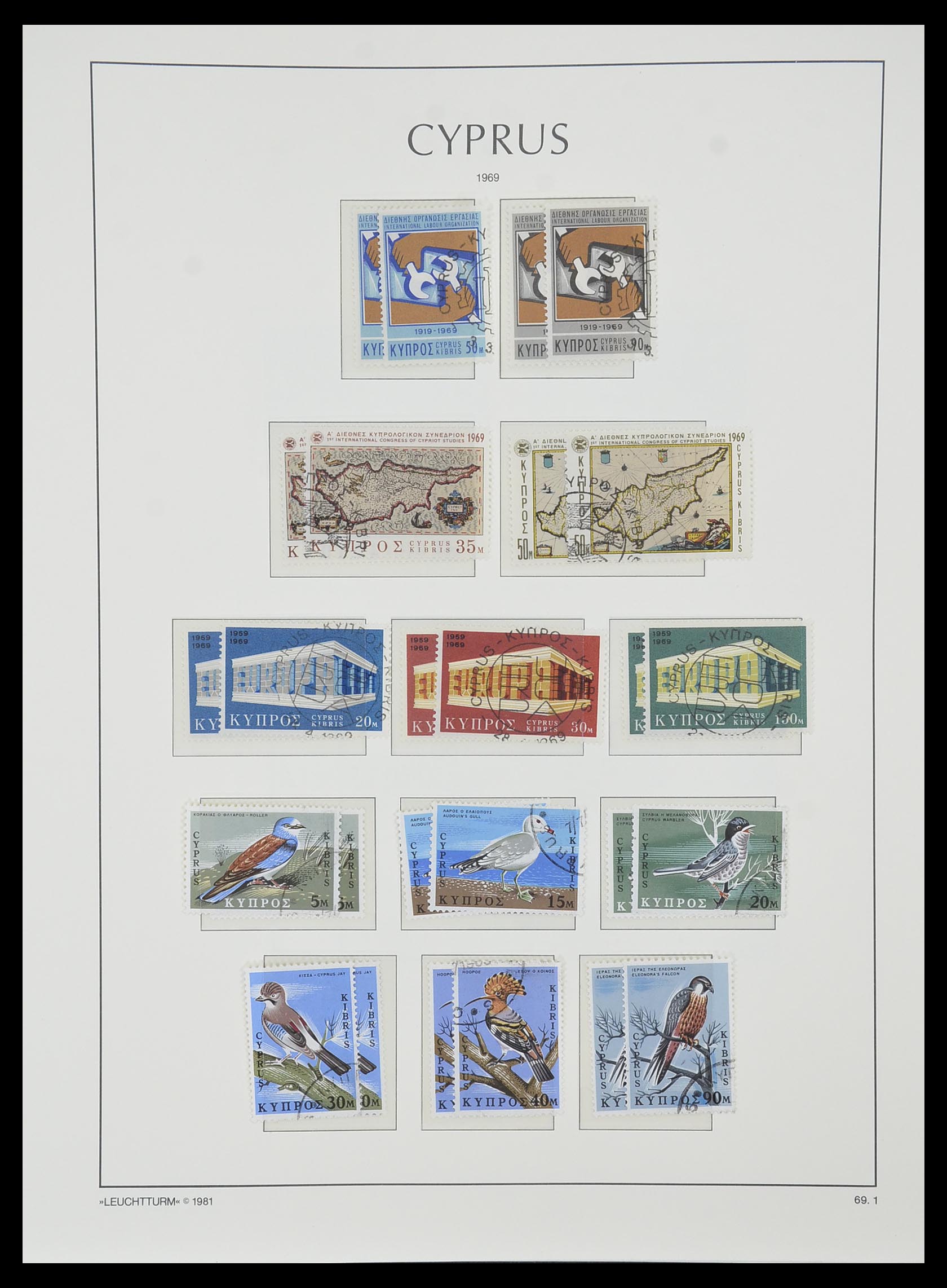 33967 035 - Stamp collection 33967 Cyprus 1880-2004.