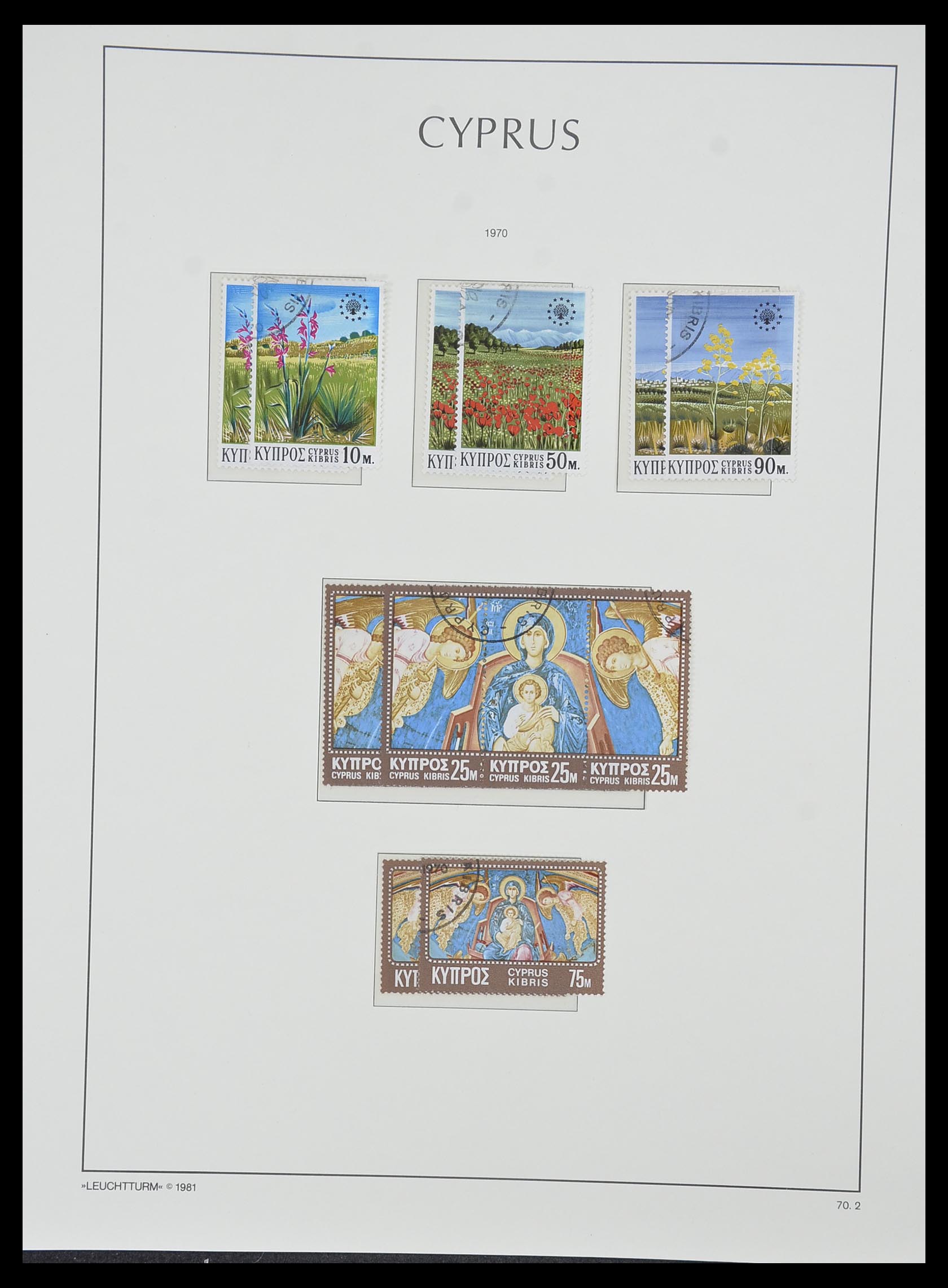 33967 038 - Postzegelverzameling 33967 Cyprus 1880-2004.
