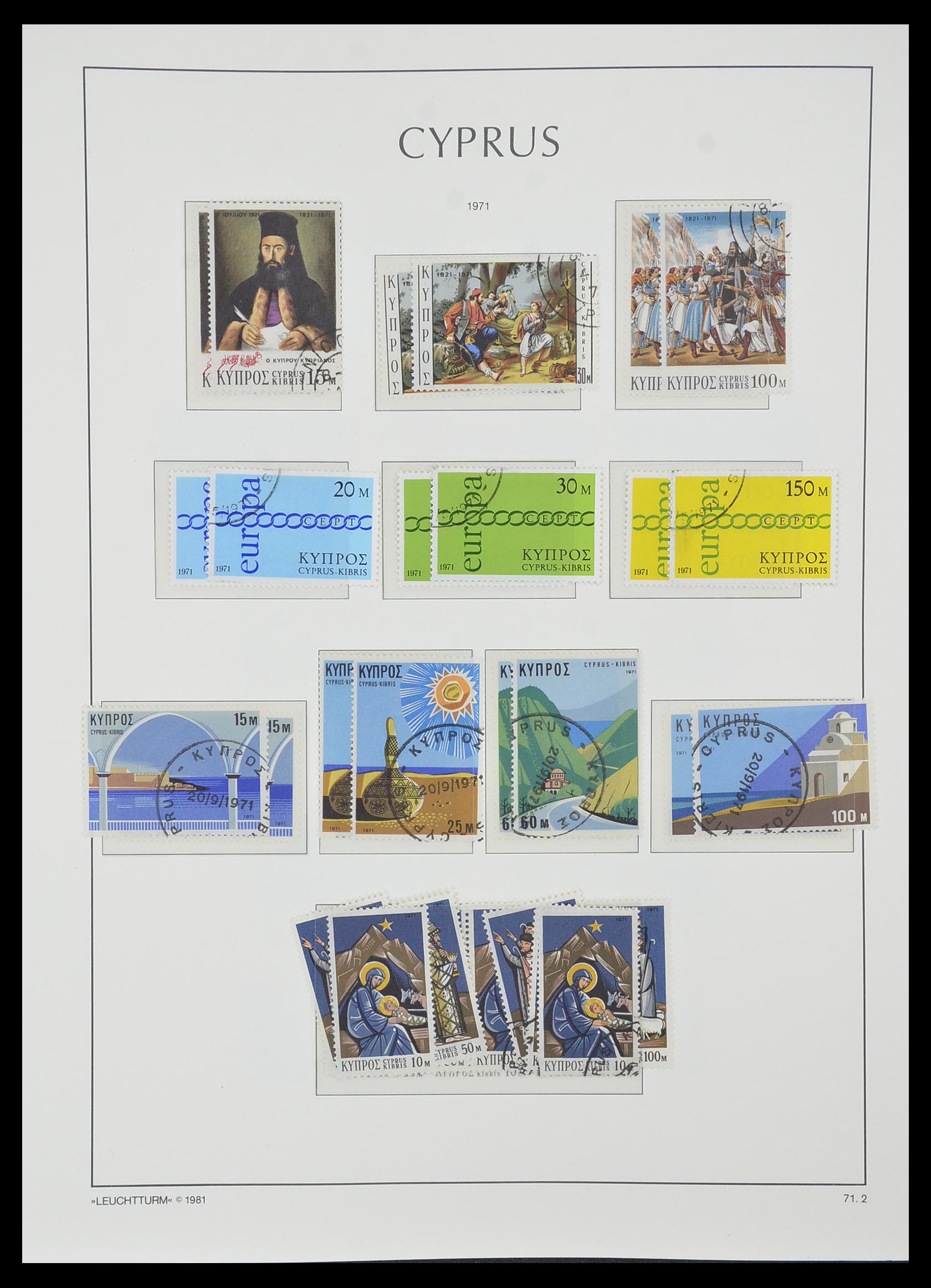 33967 040 - Postzegelverzameling 33967 Cyprus 1880-2004.