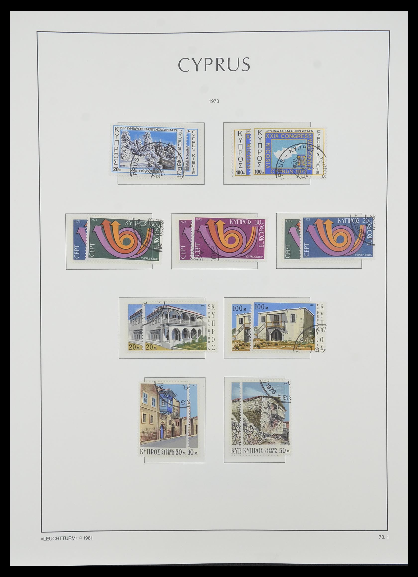 33967 043 - Postzegelverzameling 33967 Cyprus 1880-2004.