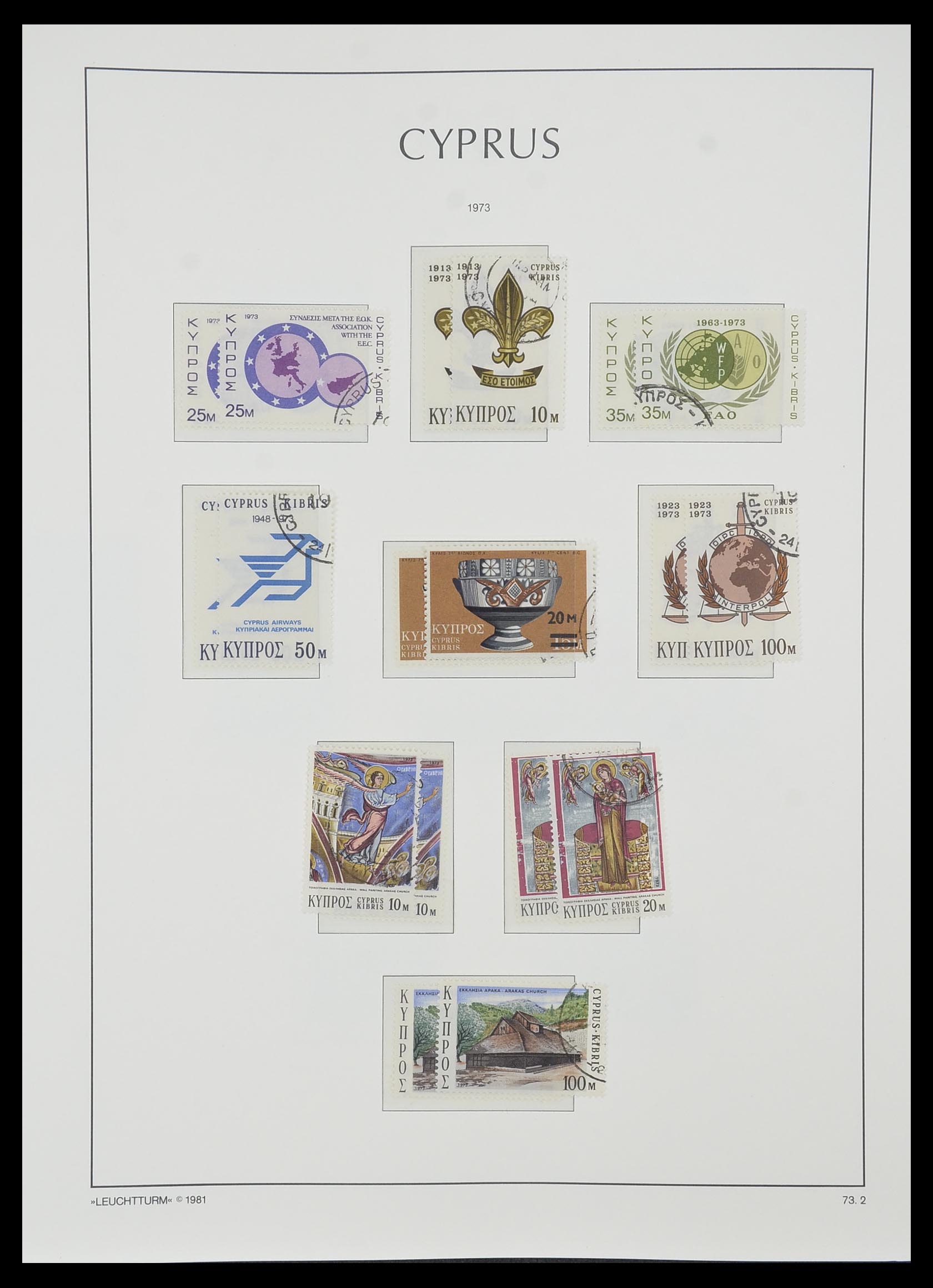 33967 044 - Postzegelverzameling 33967 Cyprus 1880-2004.