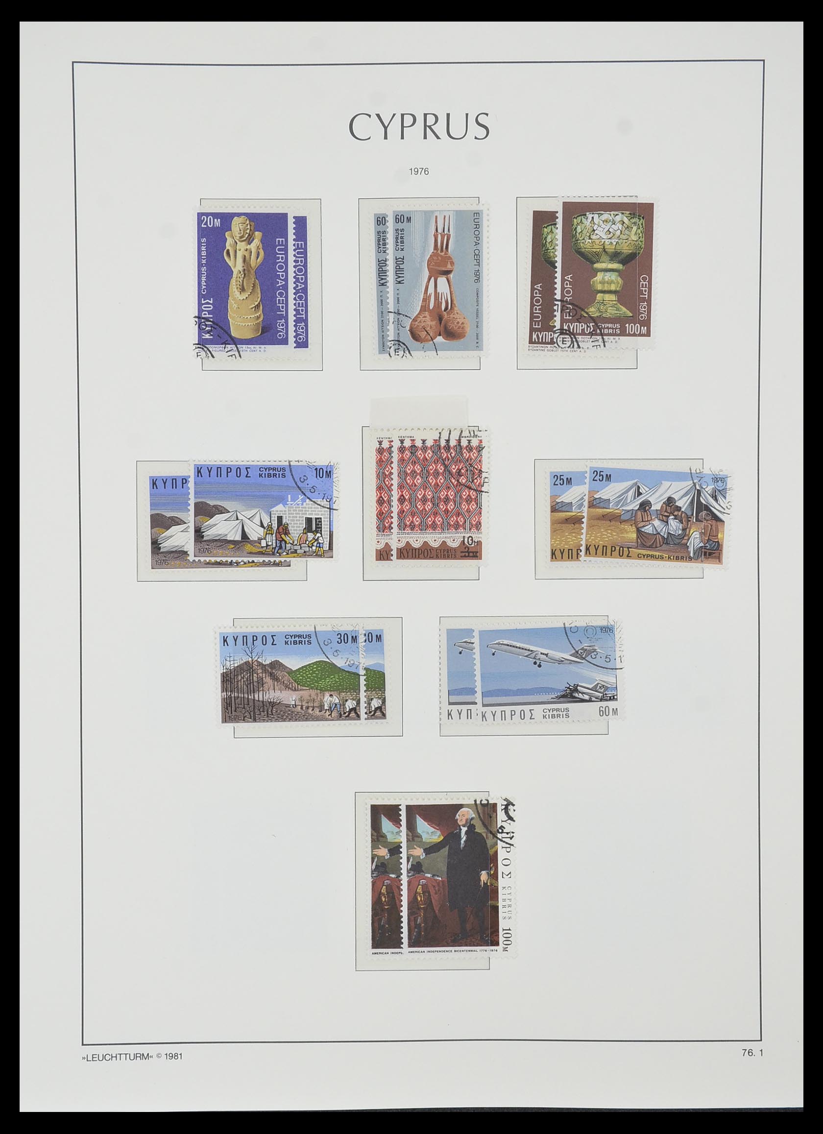 33967 049 - Postzegelverzameling 33967 Cyprus 1880-2004.