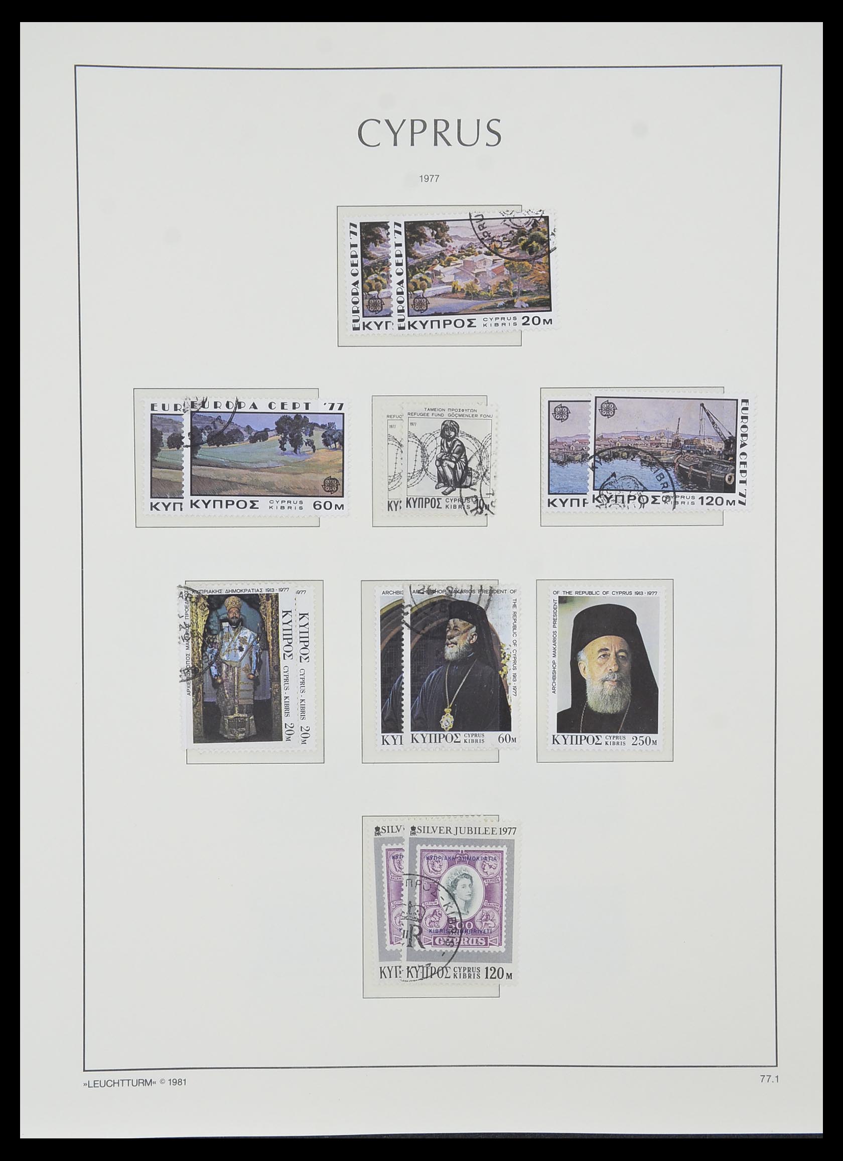 33967 052 - Postzegelverzameling 33967 Cyprus 1880-2004.