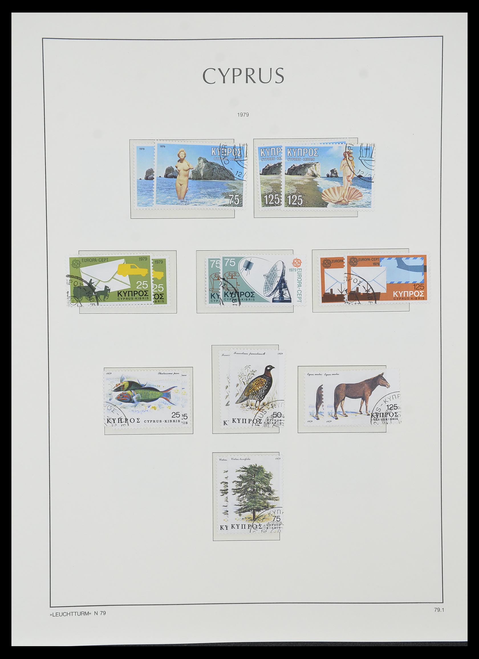 33967 056 - Postzegelverzameling 33967 Cyprus 1880-2004.