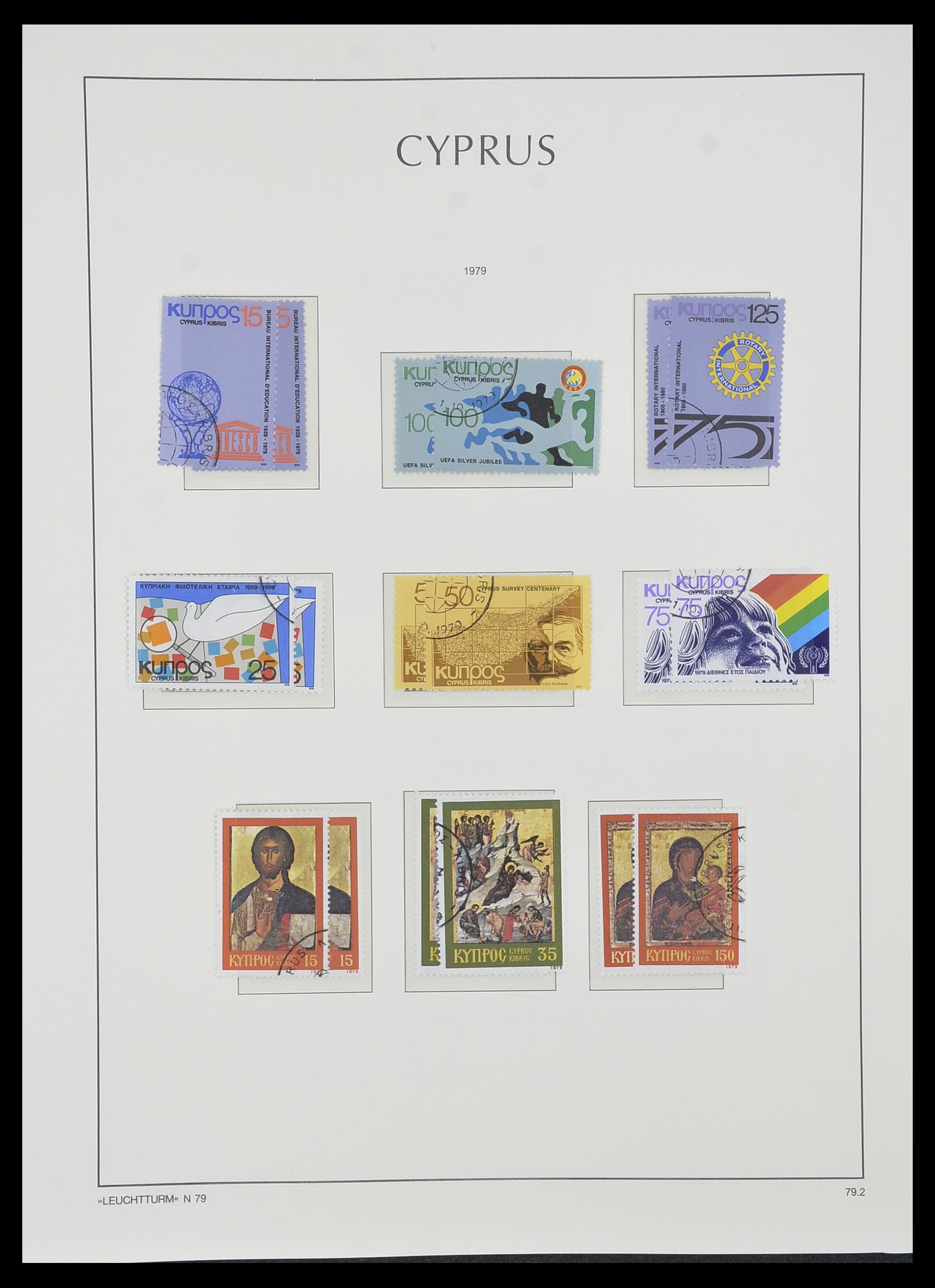 33967 057 - Postzegelverzameling 33967 Cyprus 1880-2004.