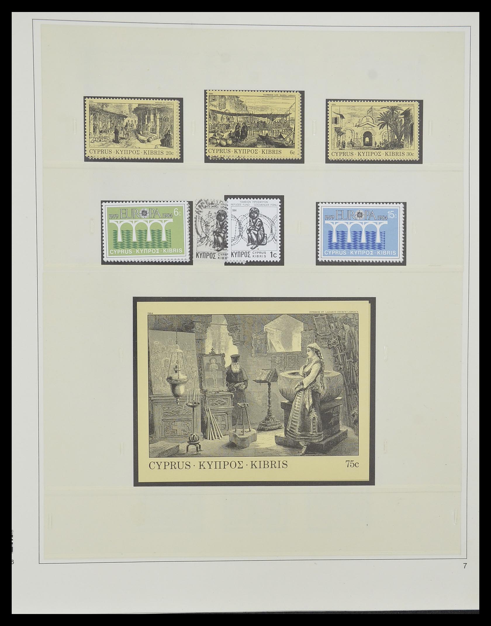 33967 068 - Postzegelverzameling 33967 Cyprus 1880-2004.