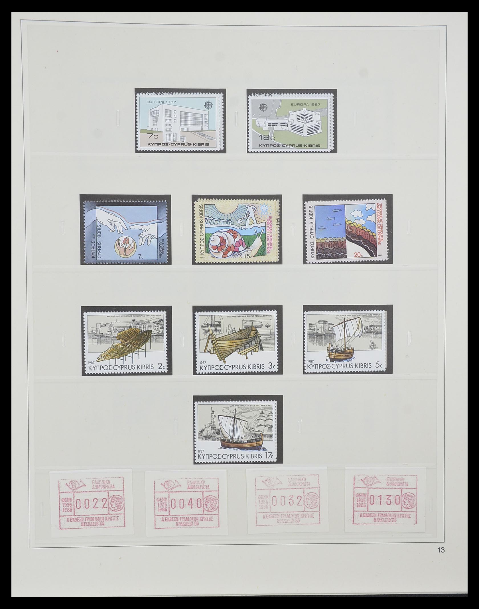 33967 074 - Postzegelverzameling 33967 Cyprus 1880-2004.