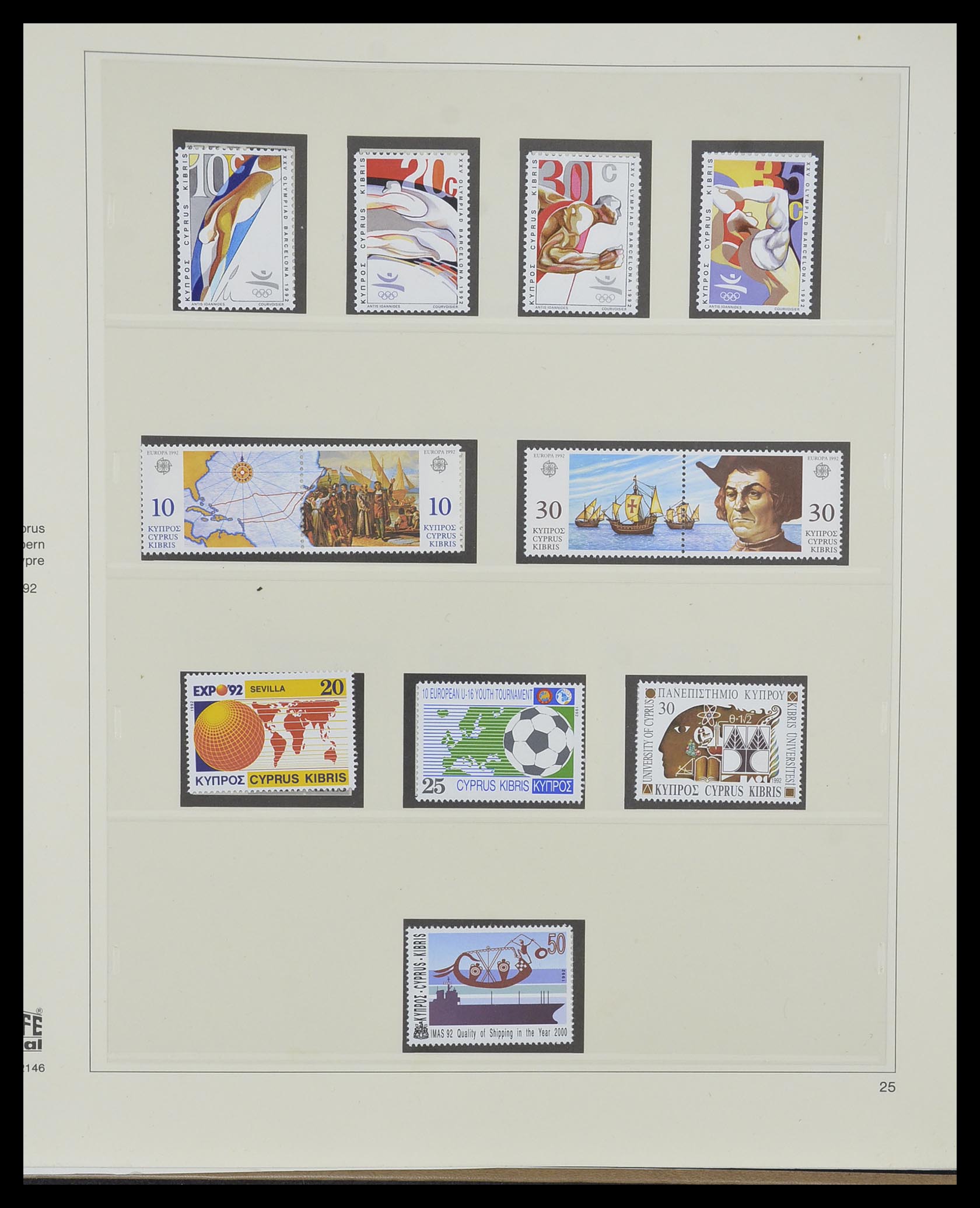 33967 094 - Postzegelverzameling 33967 Cyprus 1880-2004.