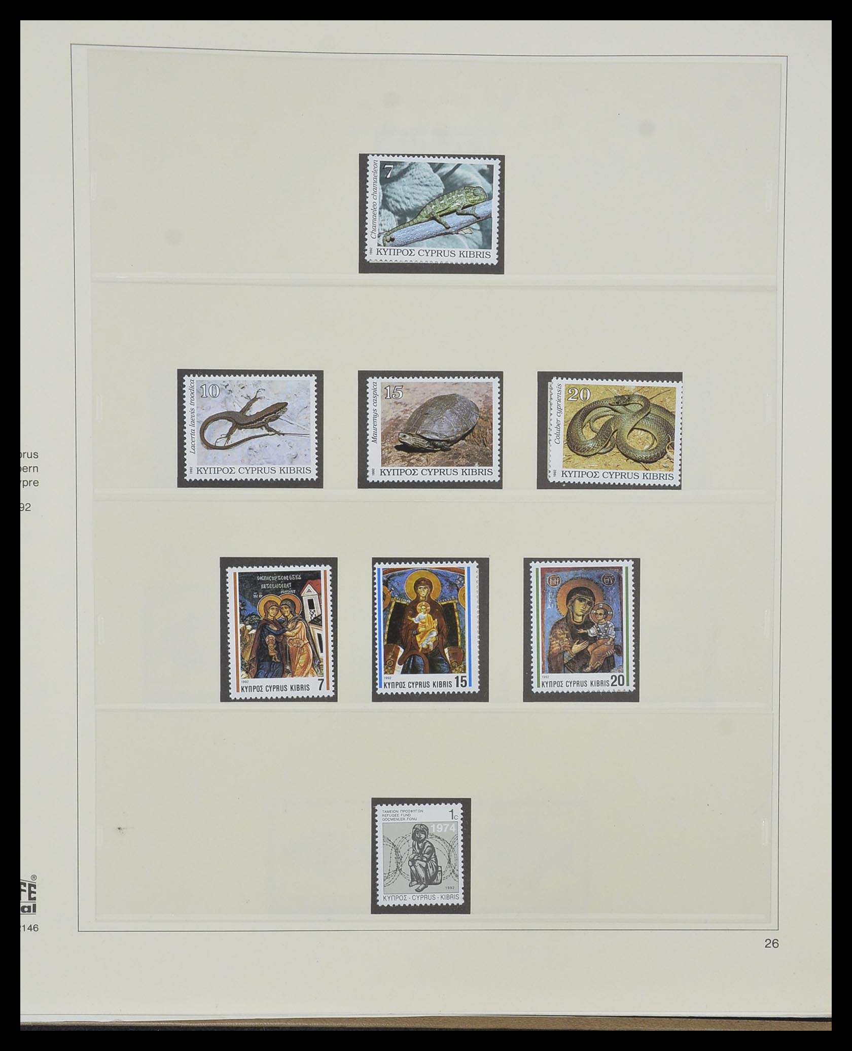 33967 095 - Postzegelverzameling 33967 Cyprus 1880-2004.