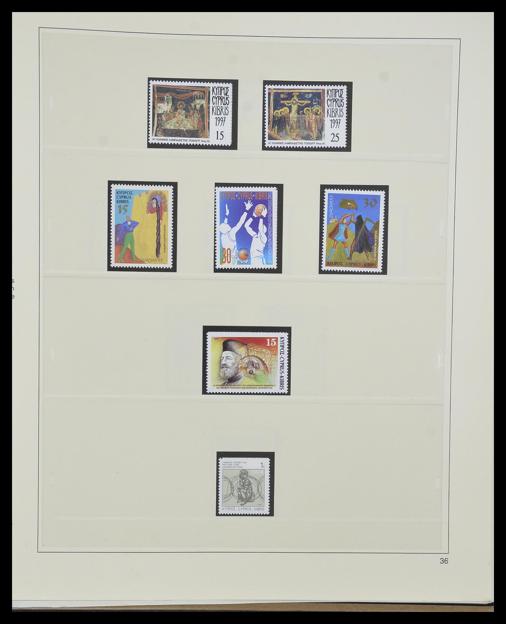 33967 105 - Postzegelverzameling 33967 Cyprus 1880-2004.
