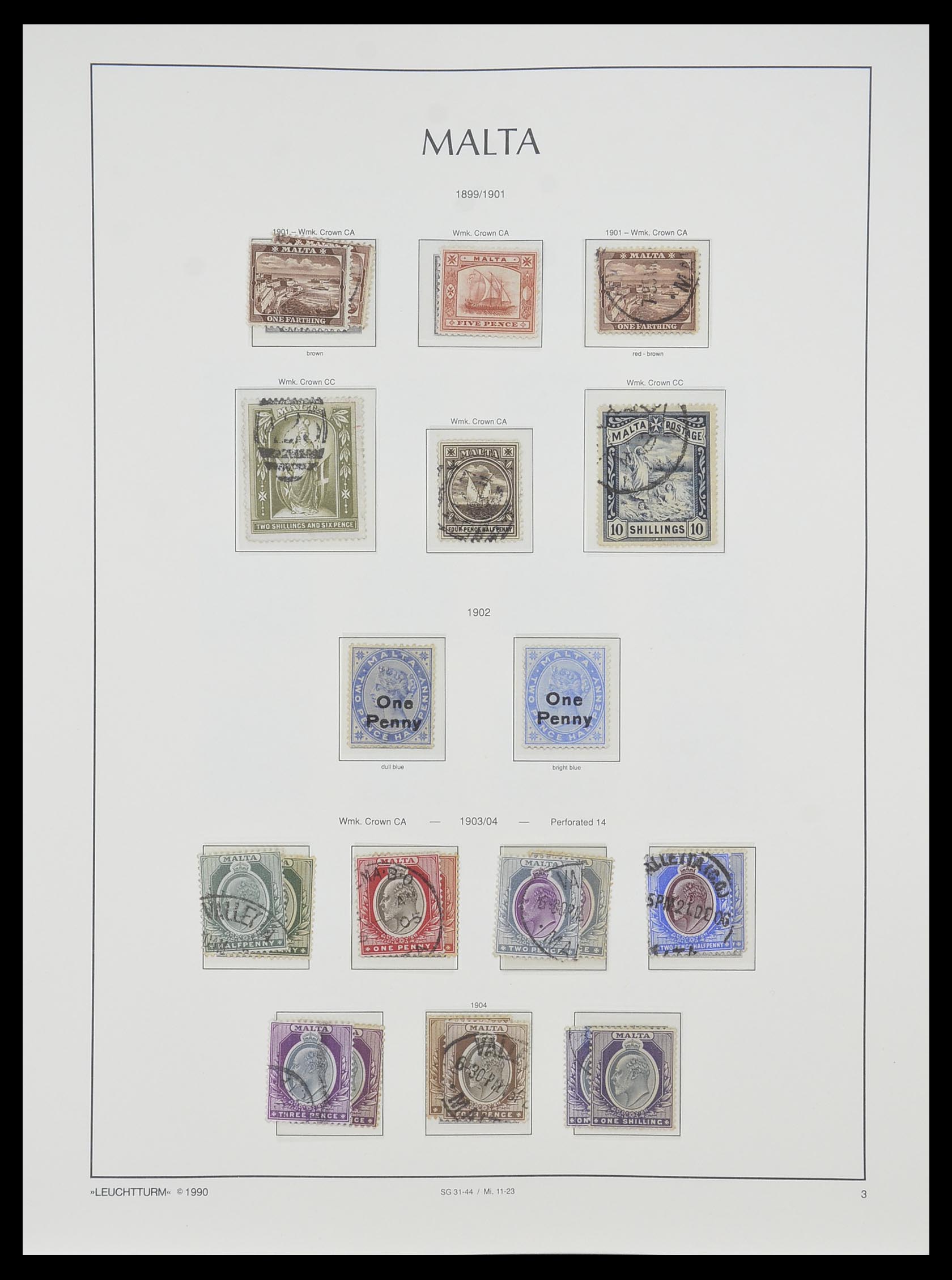 33968 003 - Postzegelverzameling 33968 Malta 1861-2001.