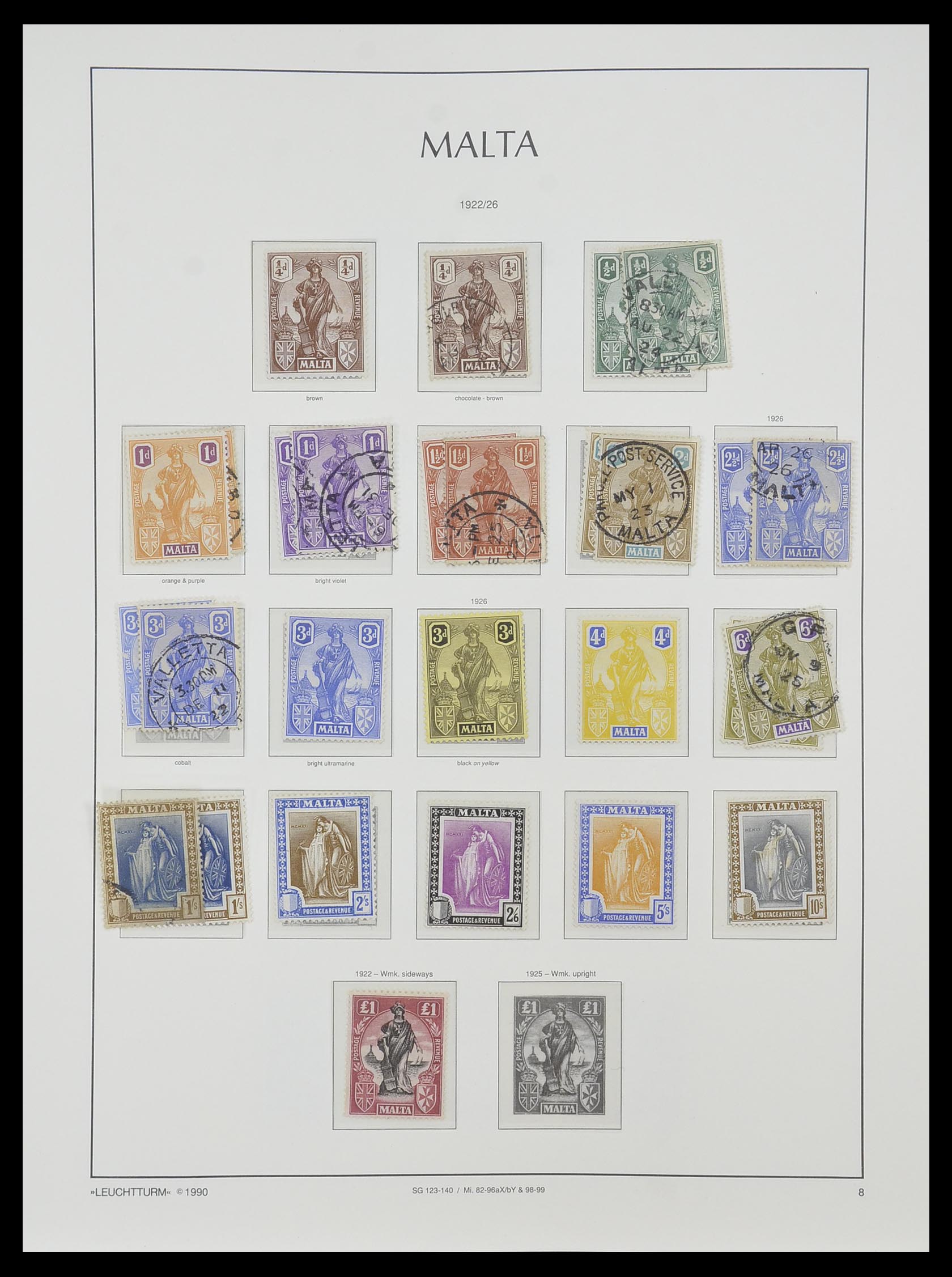33968 008 - Stamp collection 33968 Malta 1861-2001.